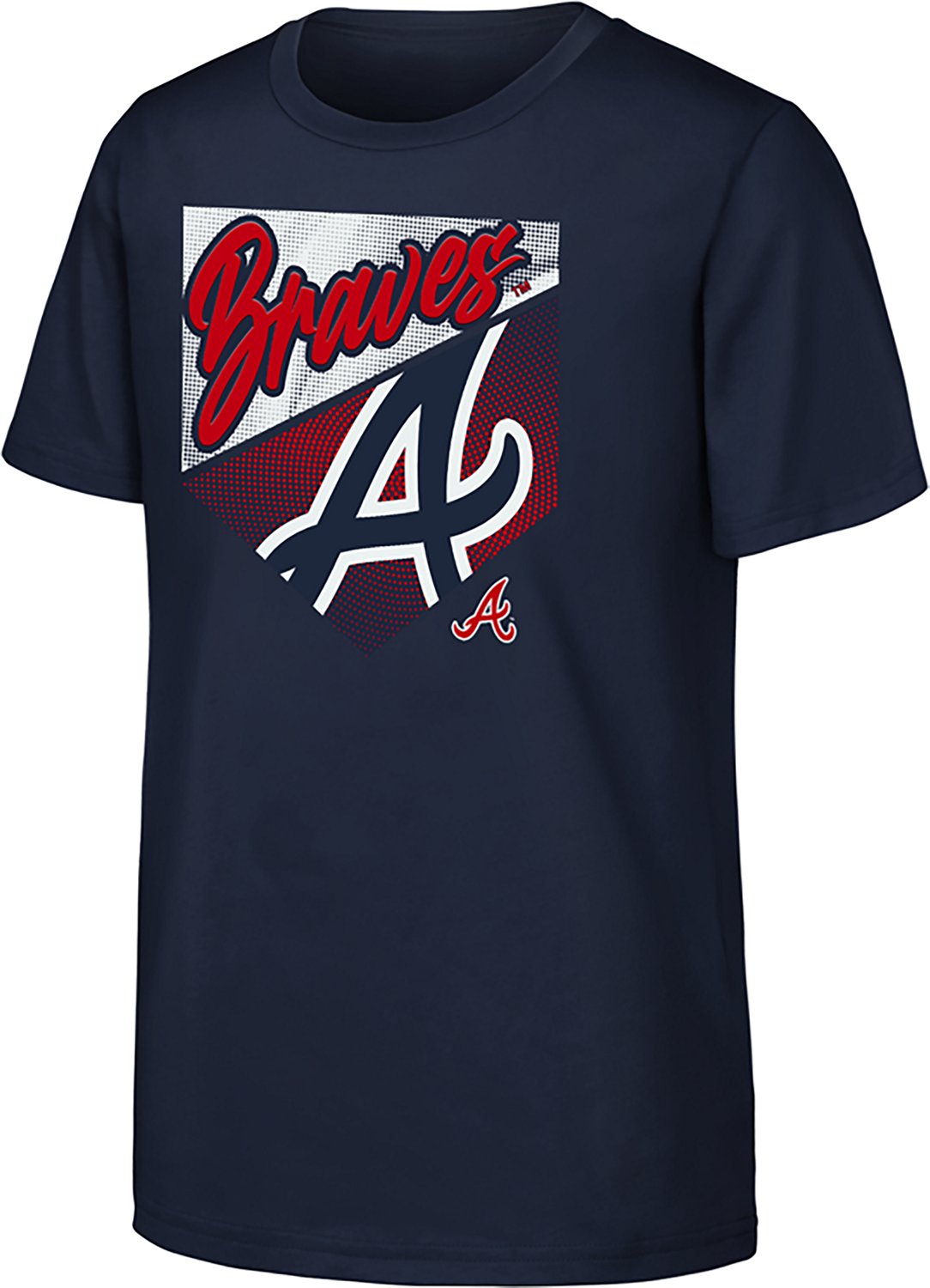 Outerstuff Boys' Atlanta Braves Prime Plate Graphic T-shirt