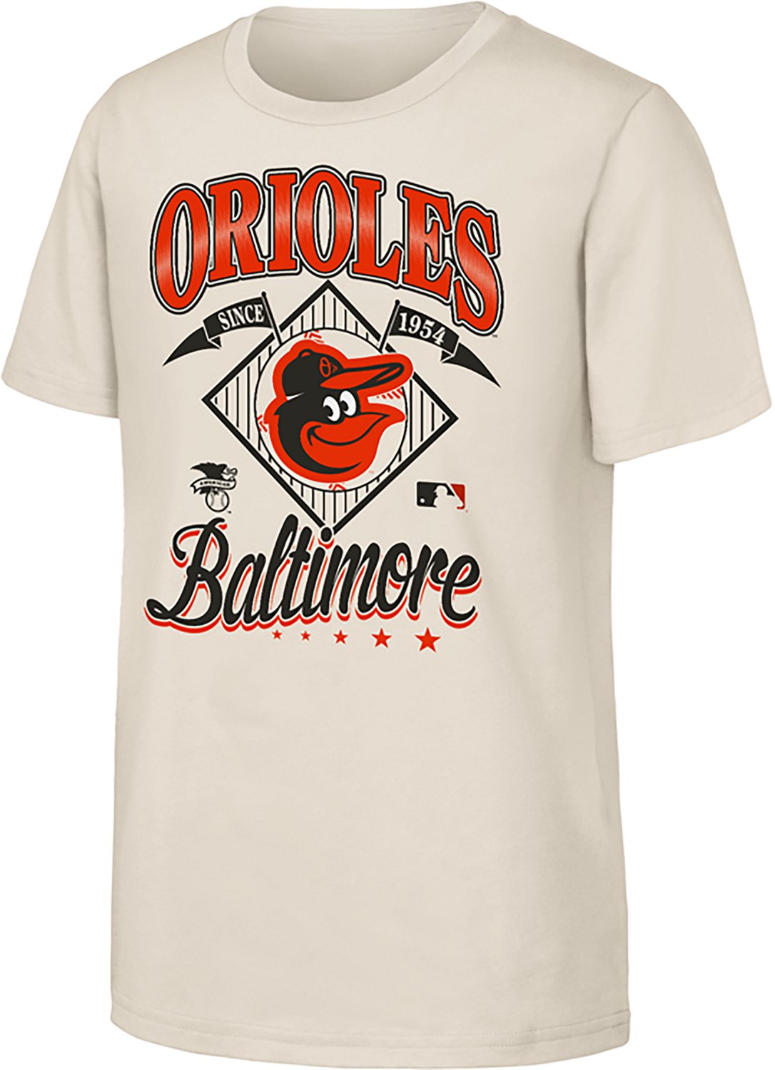 Outerstuff Boys' Baltimore Orioles Triple Hit Graphic T-shirt