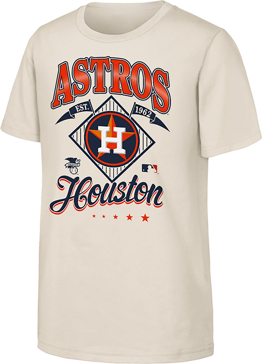 Outerstuff Boys' Houston Astros Triple Hit Graphic T-shirt