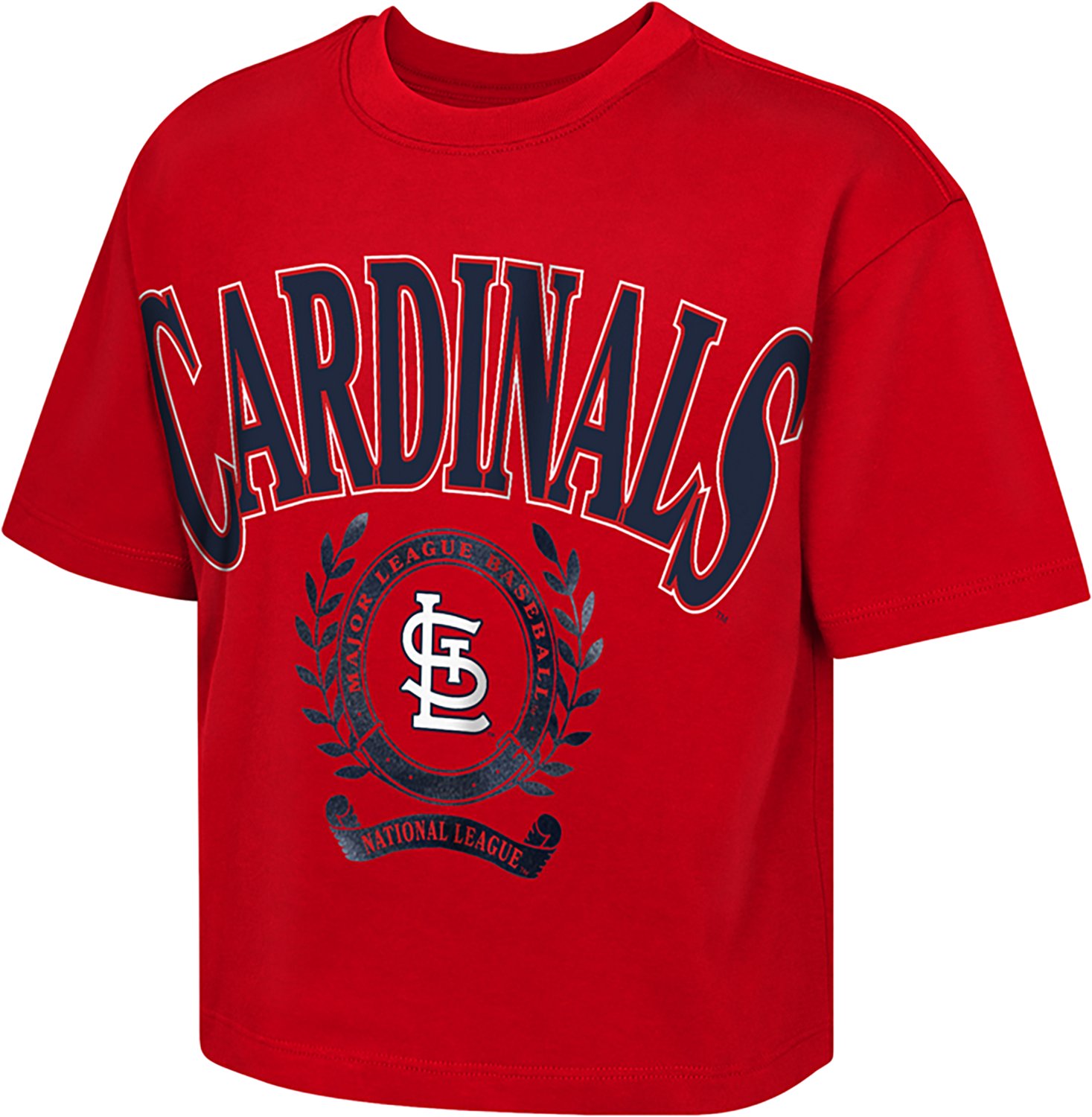 Outerstuff Girls' St. Louis Cardinals Can't Lose Boxy Graphic T-shirt