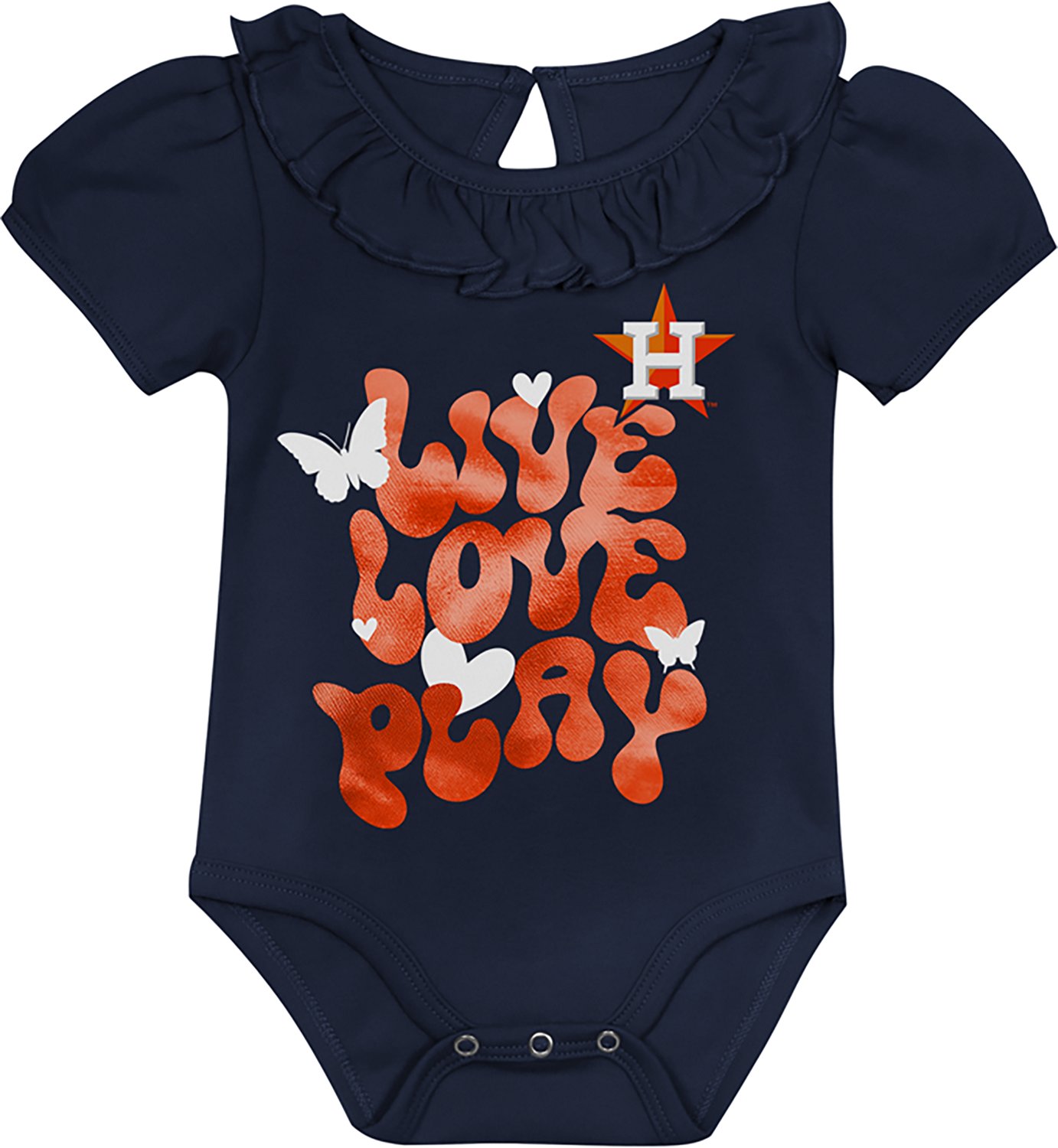 Outerstuff Infants' Houston Astros Hop Base Creeper Set 2-Pack