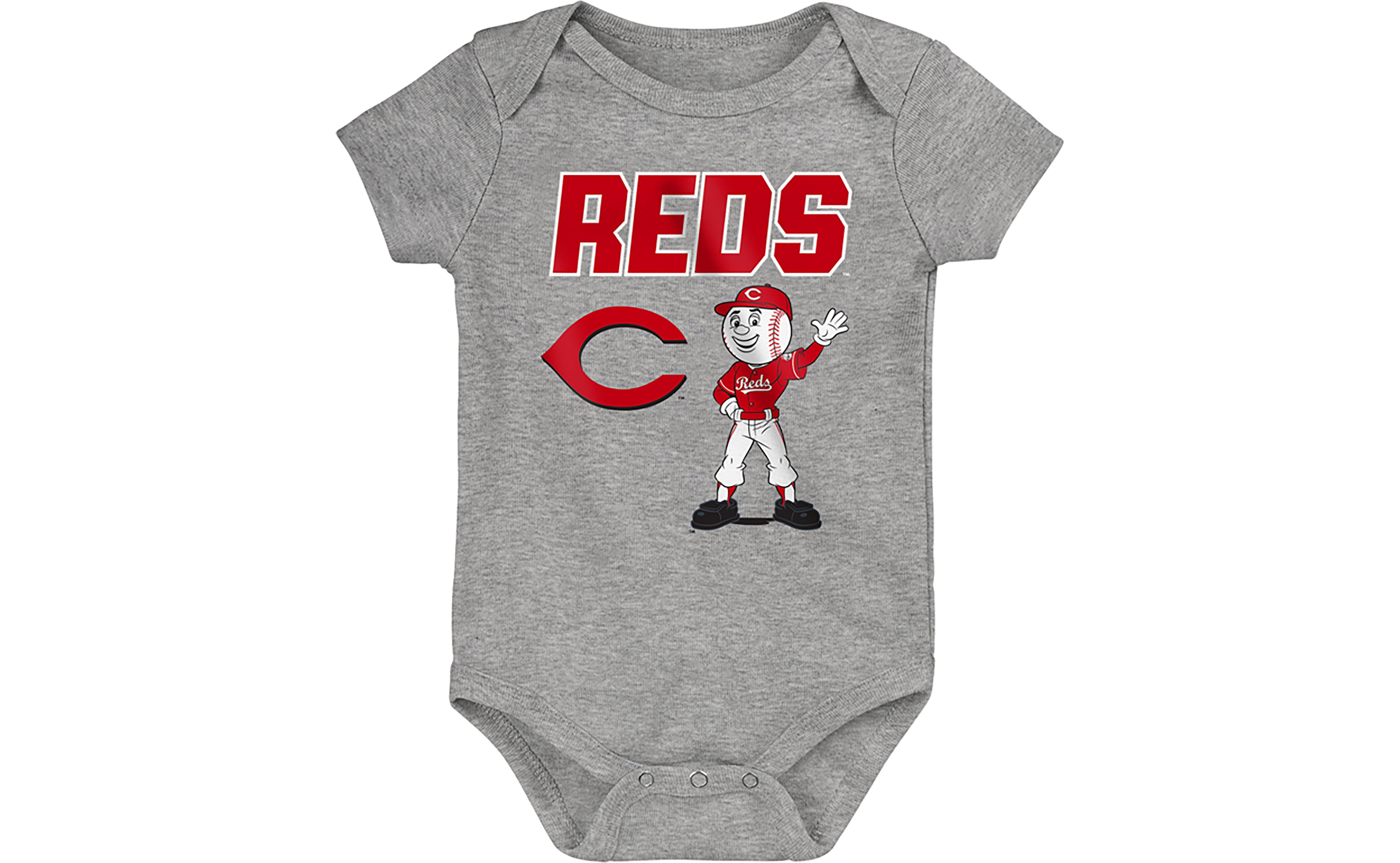 Outerstuff Infants' Cincinnati Reds Home Plate Creeper Set 3-Pack
