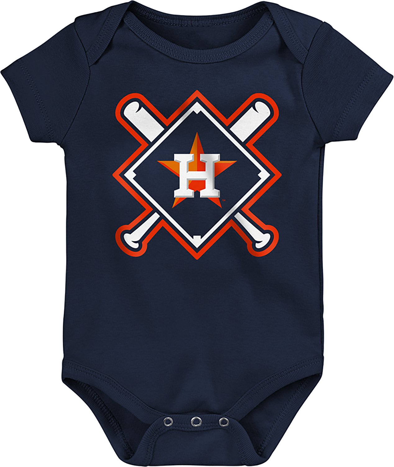 Outerstuff Infants' Houston Astros Home Plate Creeper Set 3-Pack - view number 3