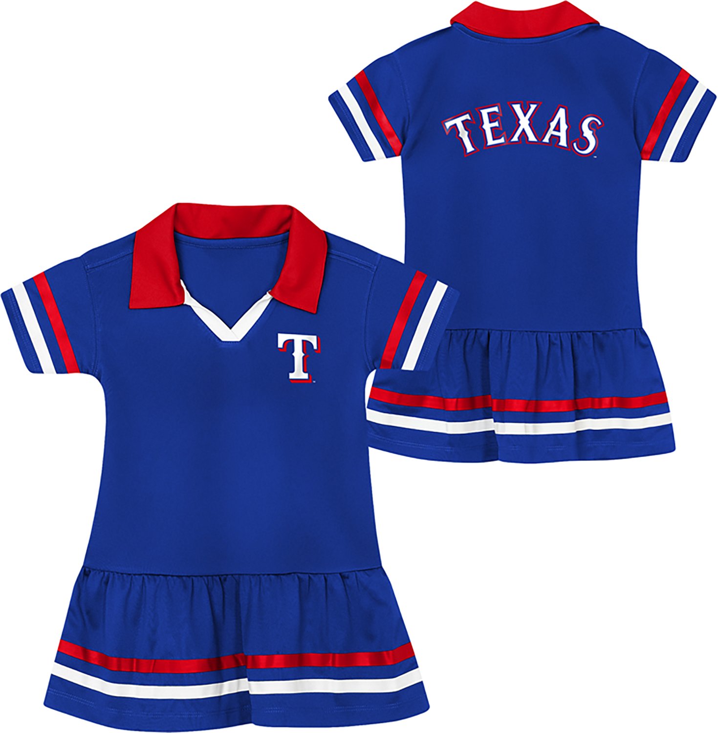 Outerstuff Toddler Girls' Texas Rangers BB Hit Fashion Dress - view number 3