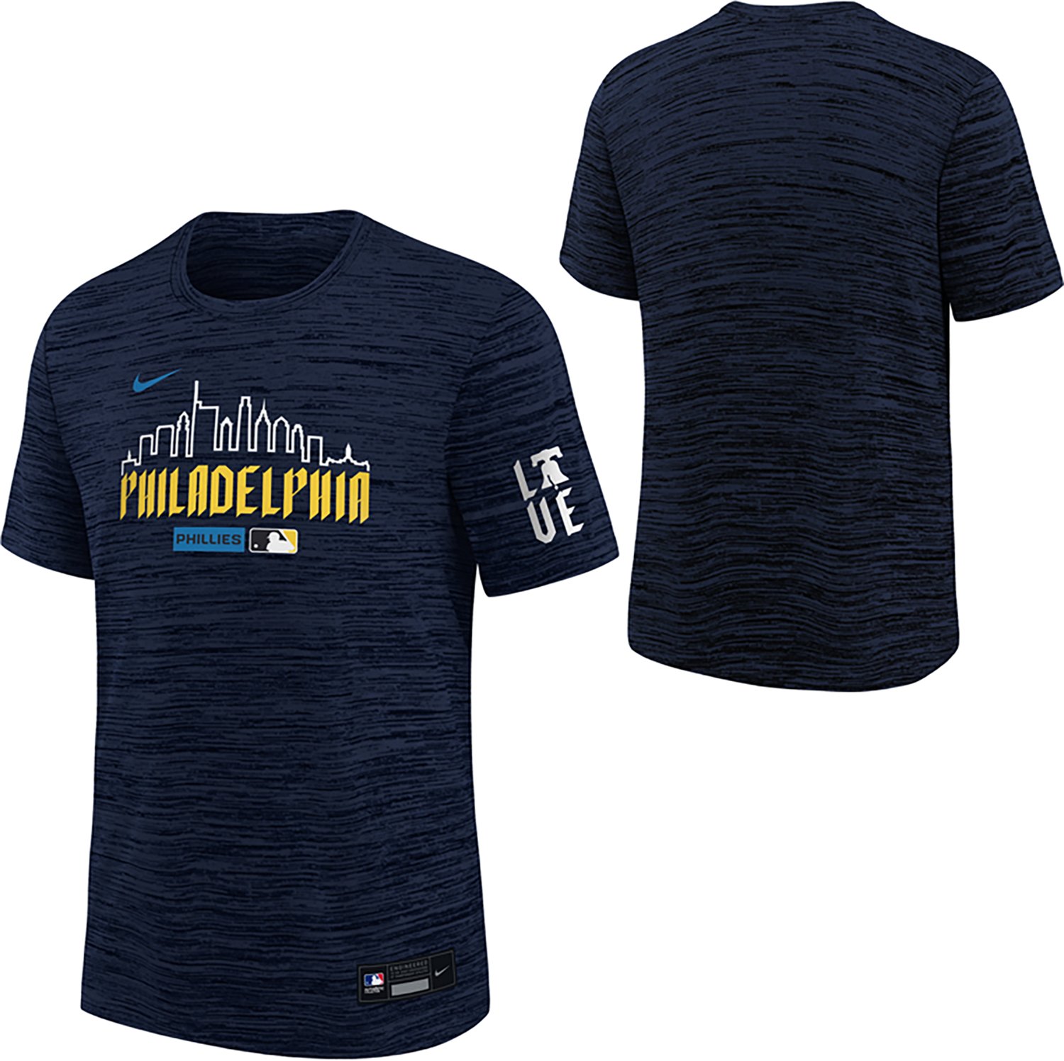 Nike Boys' Philadelphia Phillies City Connect AC Velocity Graphic T-shirt - view number 3