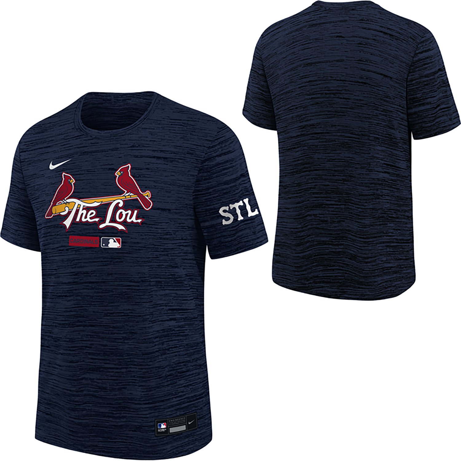 Nike Boys' St. Louis Cardinals City Connect AC Velocity Graphic T-shirt - view number 3