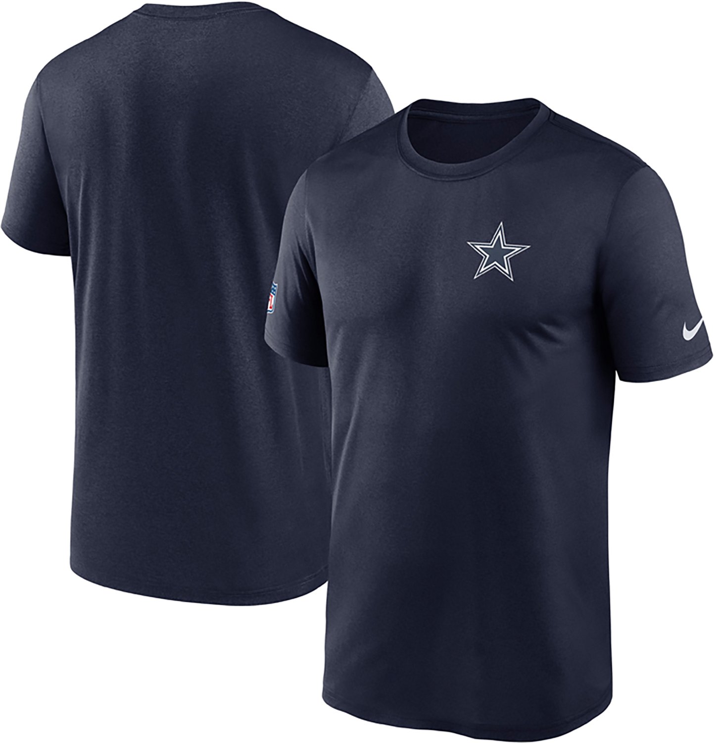 Nike Men's Dallas Cowboys Dri-Fit Small Logo Legend Graphic T-shirt