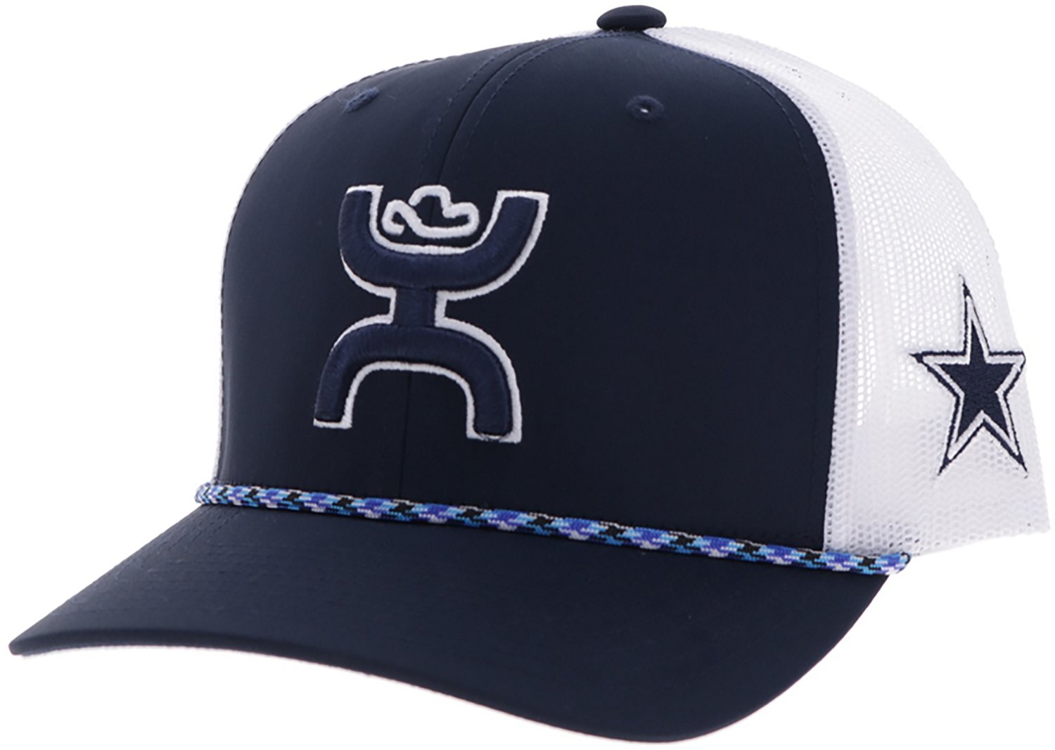 Hooey Adults' Dallas Cowboys Hands Up Trucker Cap