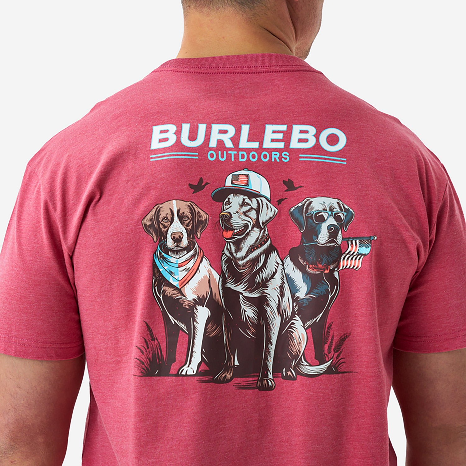 BURLEBO Men's American Dogs T-shirt - view number 5