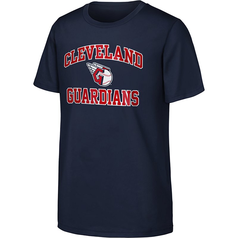 Outerstuff Big Boys and Girls Navy Cleveland Guardians Heart Soul T-Shirt - Navy