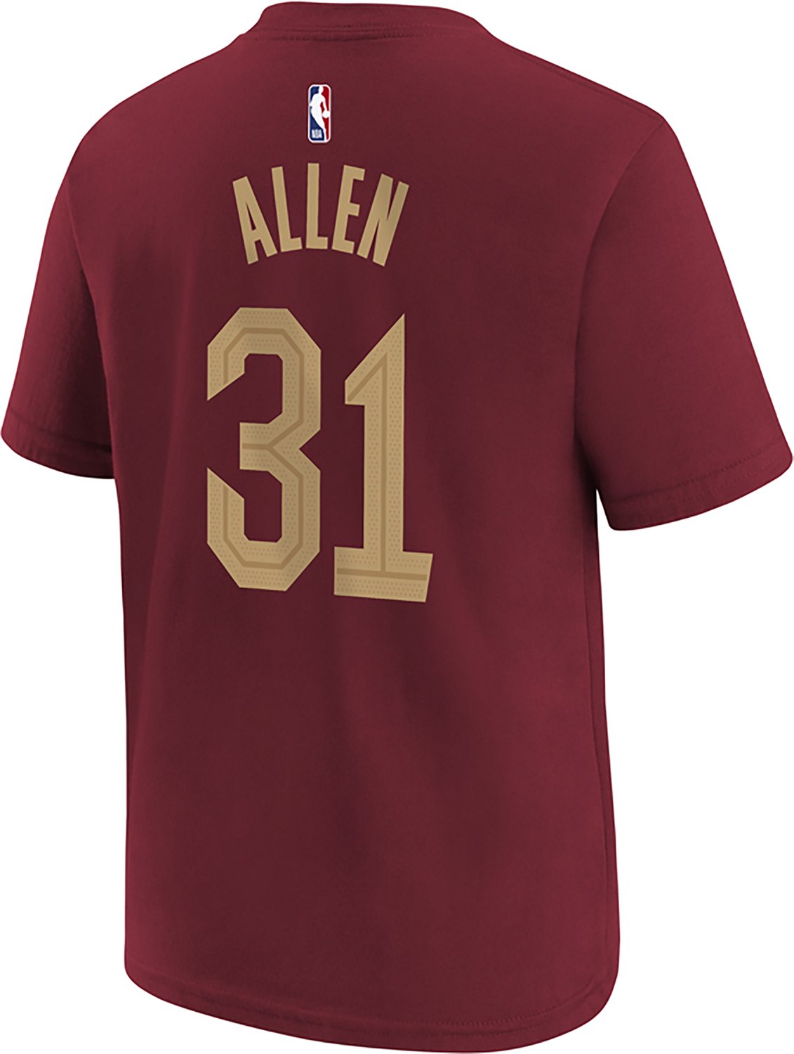 Nike Kids' Cleveland Cavaliers Jarrett Allen #31 Icon Name & Number T-shirt - view number 2