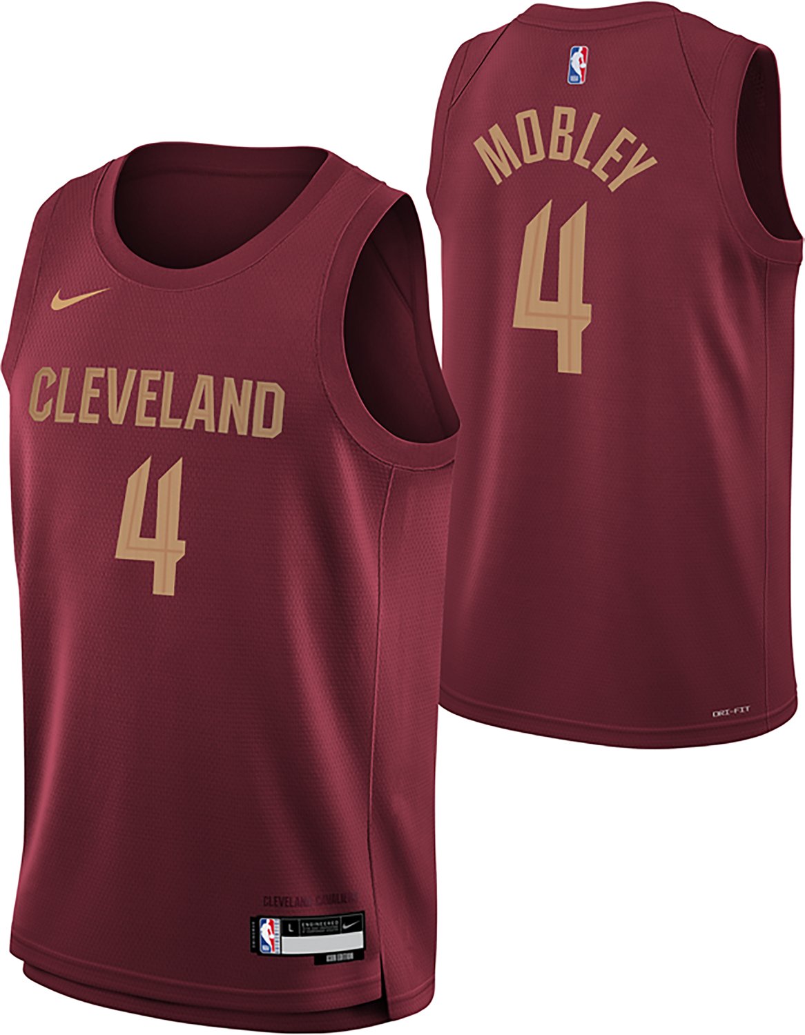 Nike Boys' Cleveland Cavaliers Evan Mobley Icon Swingman Jersey - view number 3