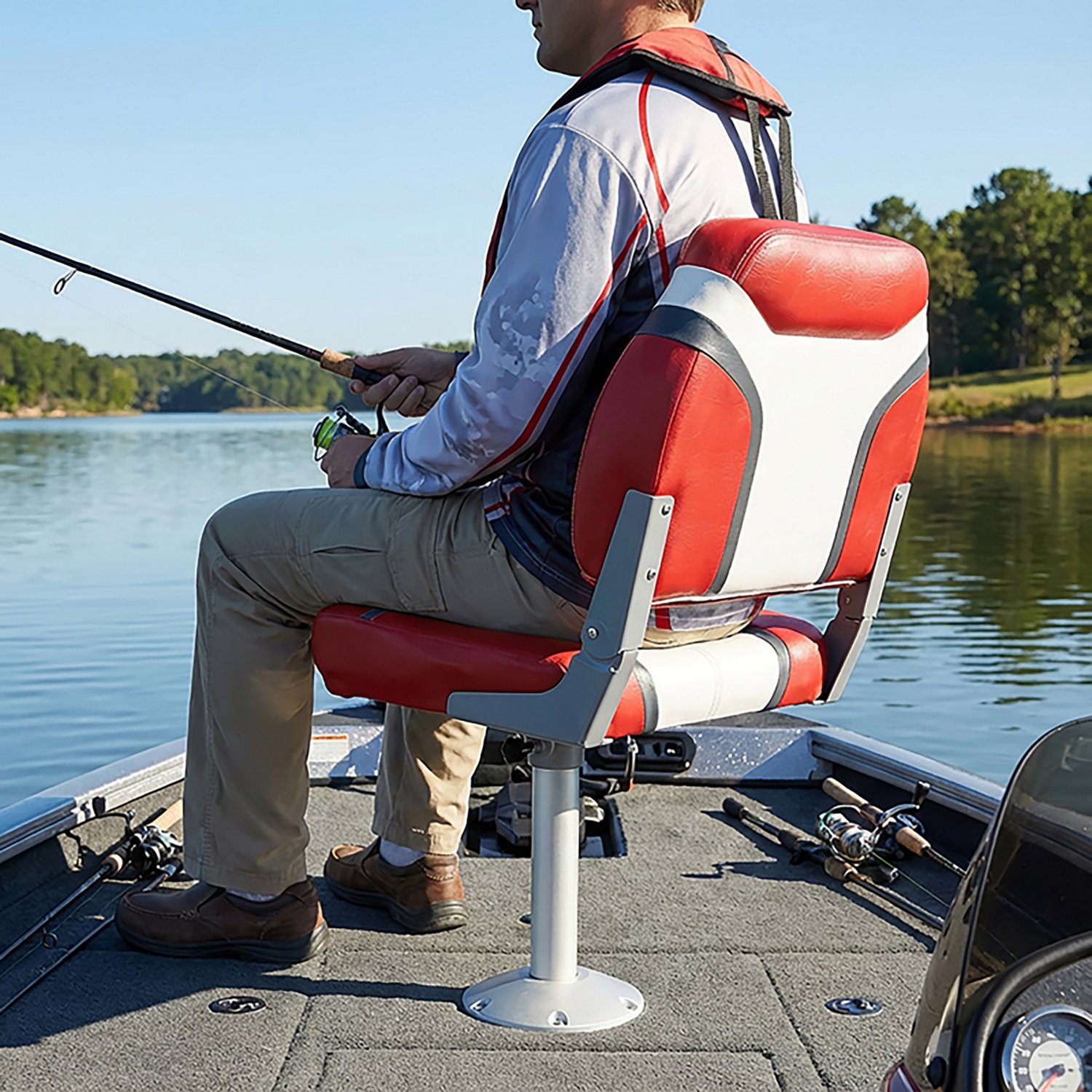 Marine Raider Low-Back Boat Seat - view number 4