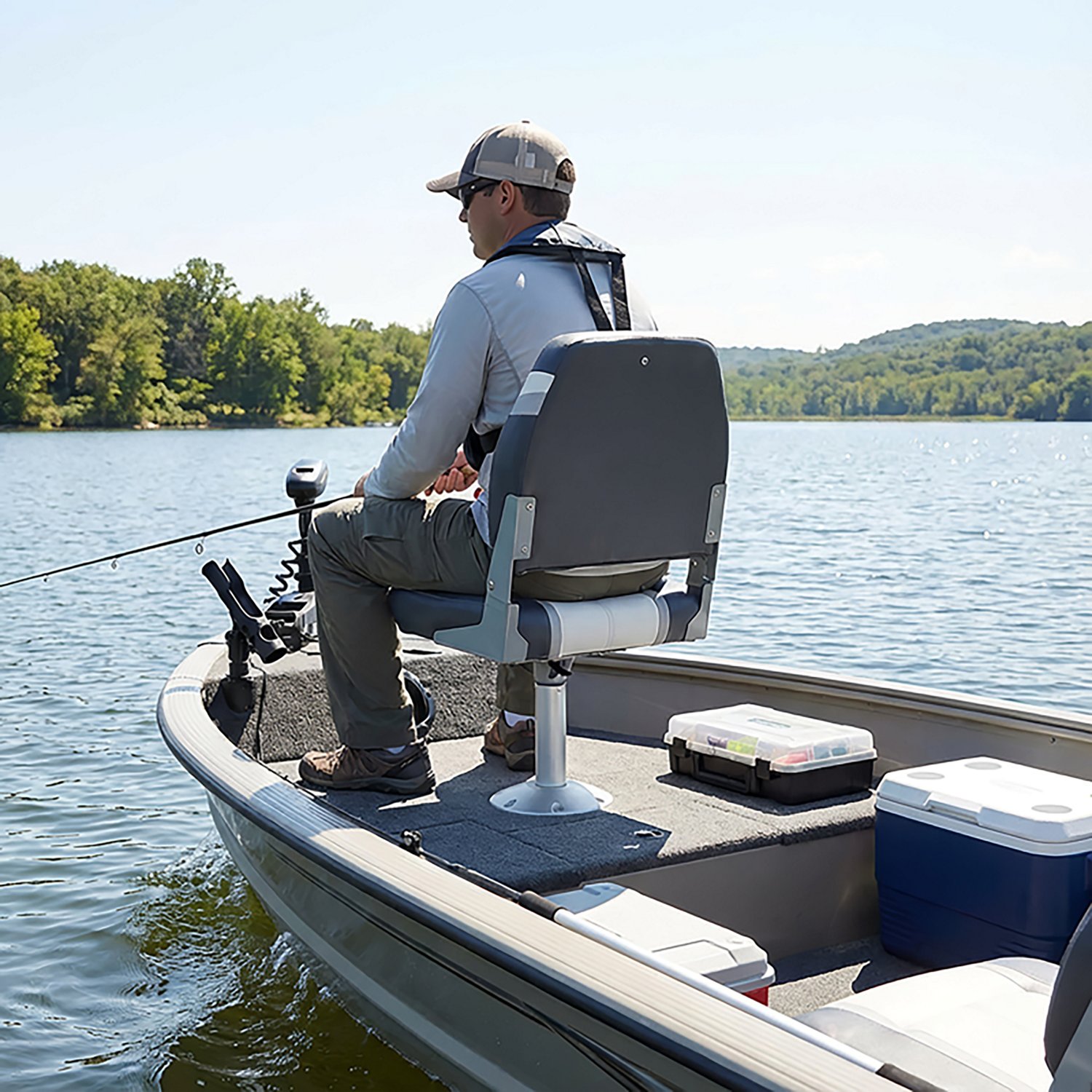 Marine Raider Low-Back Boat Seat - view number 5