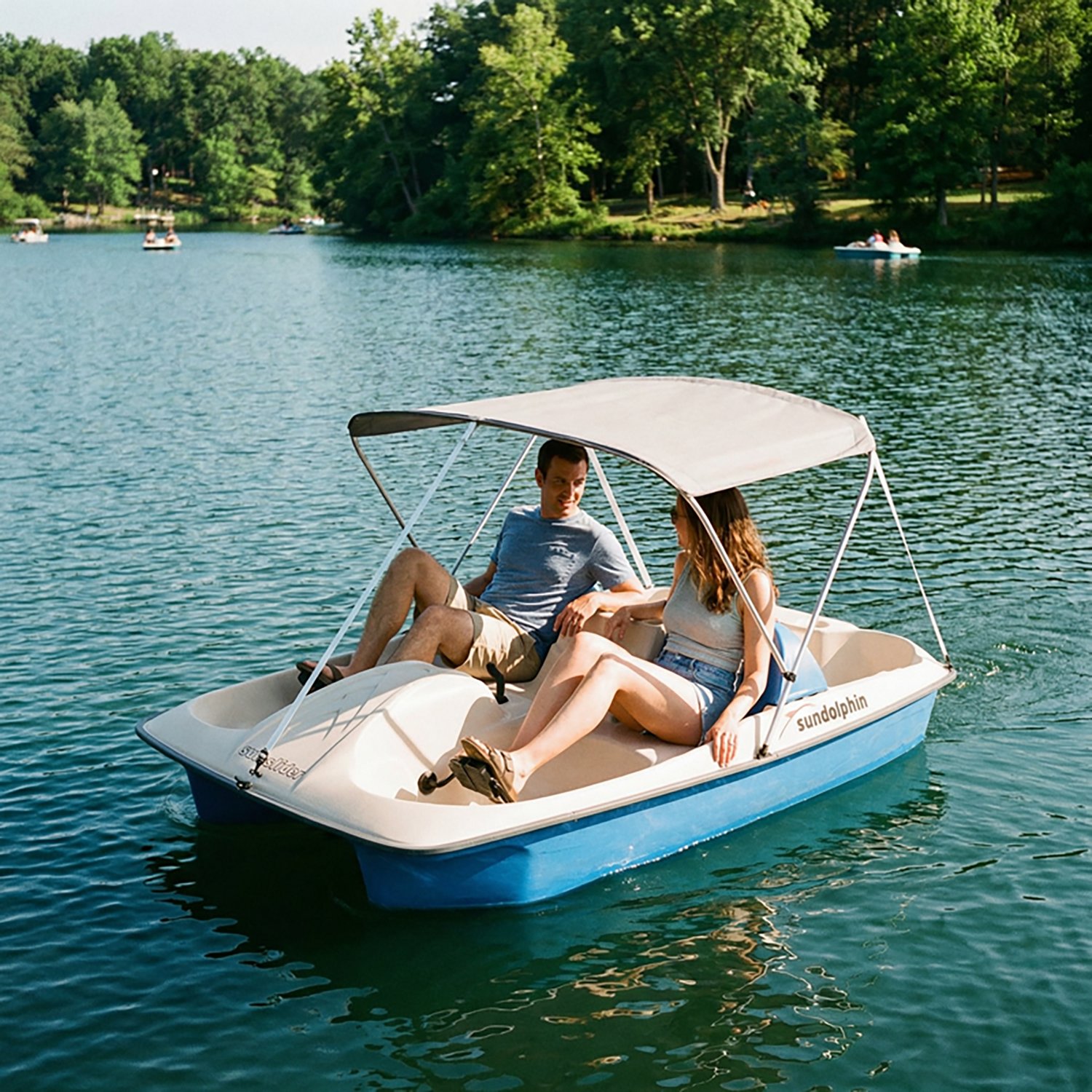 Sun Dolphin Sun Slider 96 in Pedal Boat with Canopy - view number 7