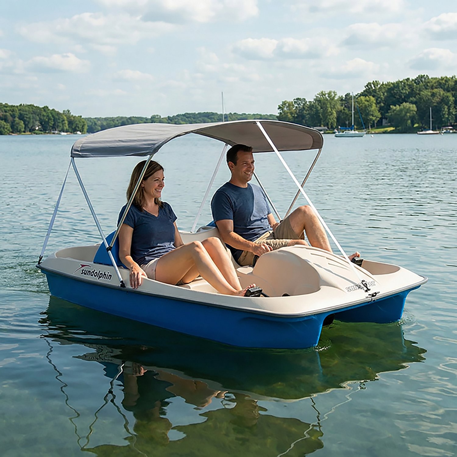 Sun Dolphin Sun Slider 96 in Pedal Boat with Canopy - view number 8