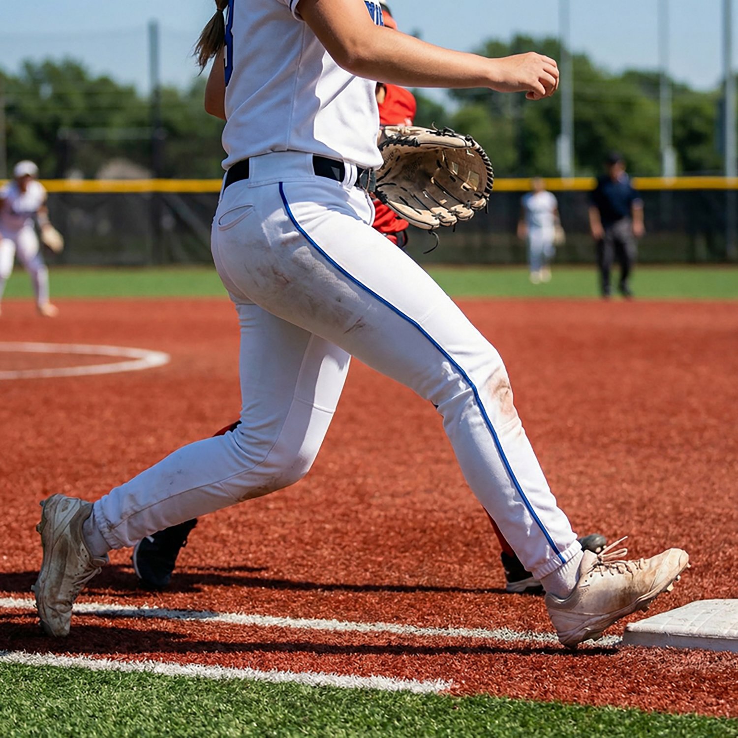 Mizuno Women's Select Belted Piped Softball Pant                                                                                 - view number 2