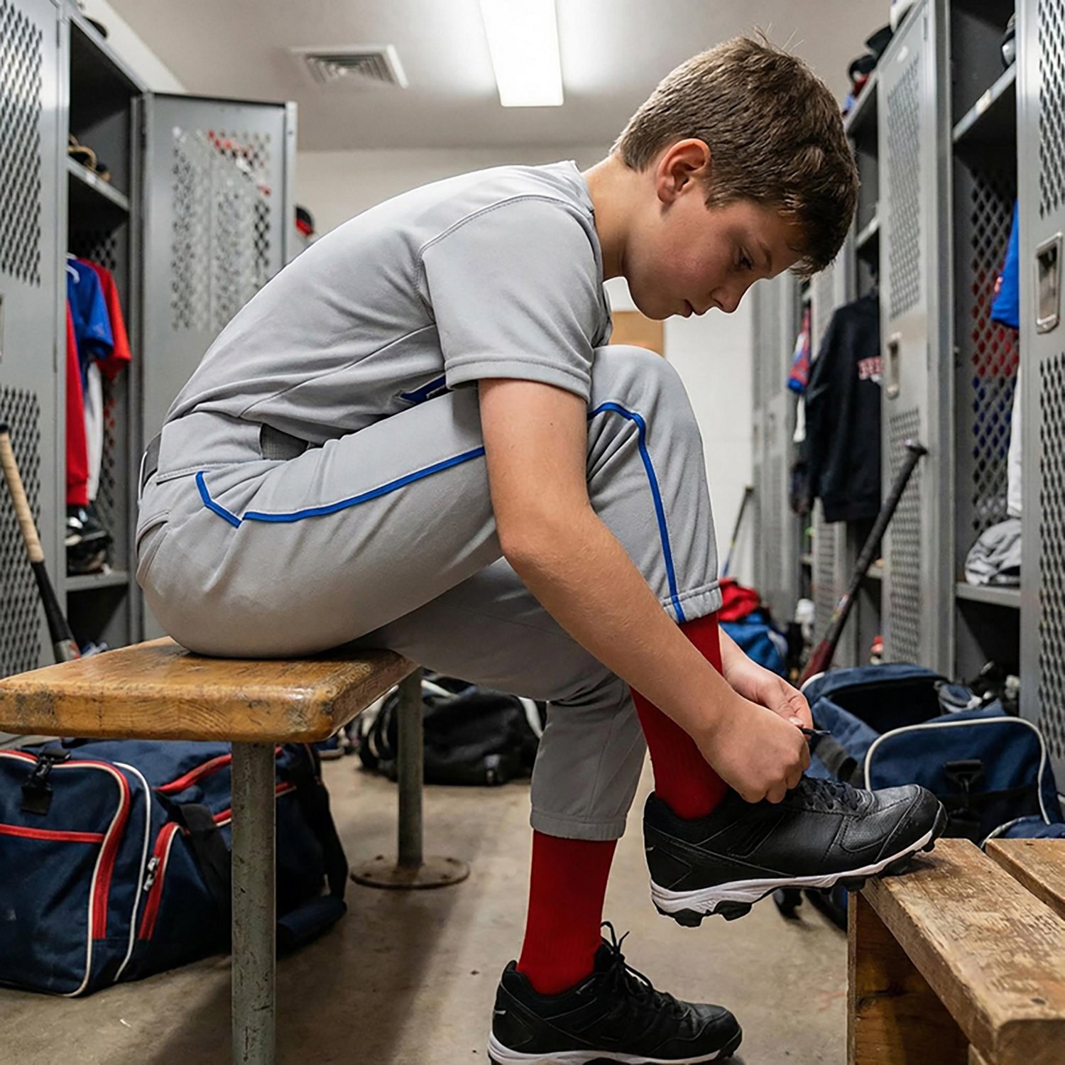 Mizuno Boys' Select Short Piped Baseball Pant                                                                                    - view number 3