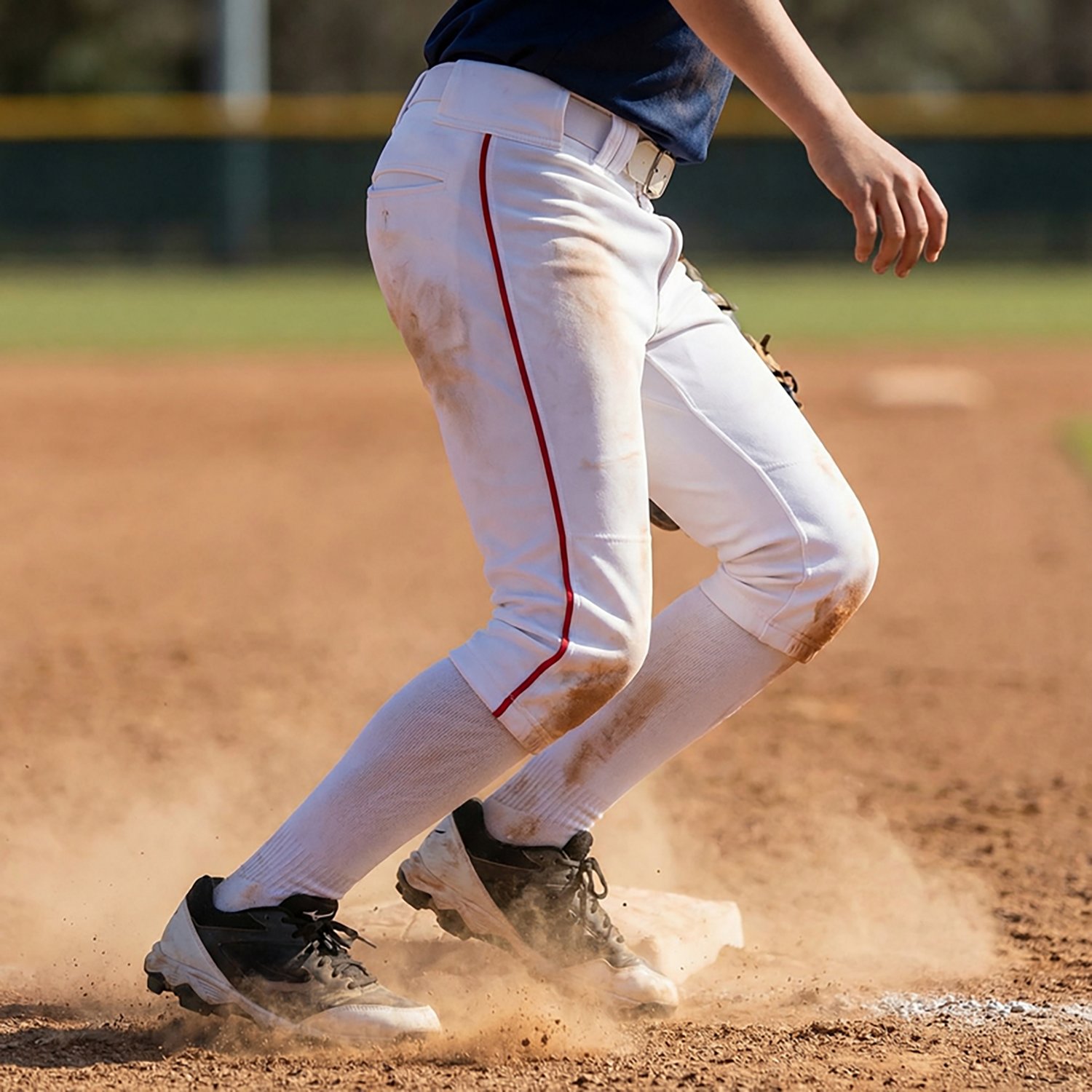 Mizuno Boys' Select Short Piped Baseball Pant                                                                                    - view number 3