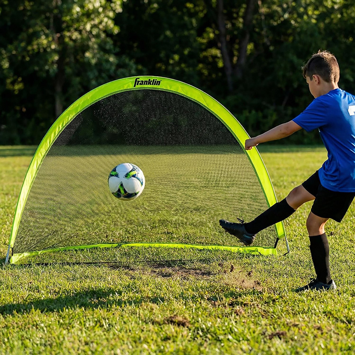 Franklin 4 ft x 6 ft Hyperbrite Dome Shaped Pop Up Soccer Goal 2 Pack - view number 8