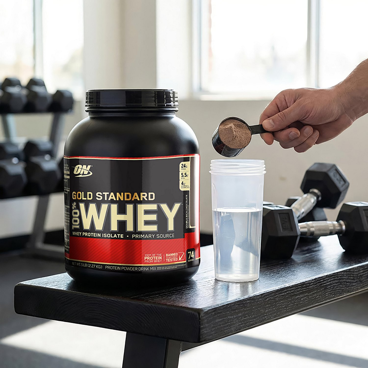 Optimum Nutrition 5 lb Gold Standard 100 Percent Whey Protein - 73 servings - view number 4