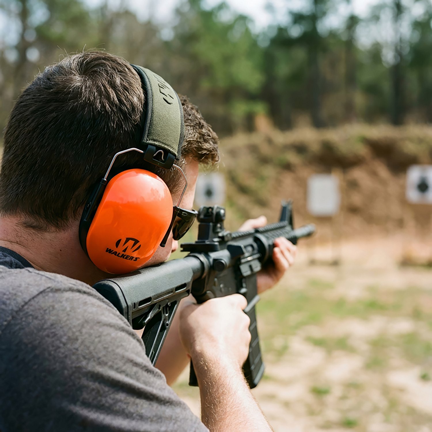 Walker's Dual Colored Safety Passive Earmuffs - view number 2