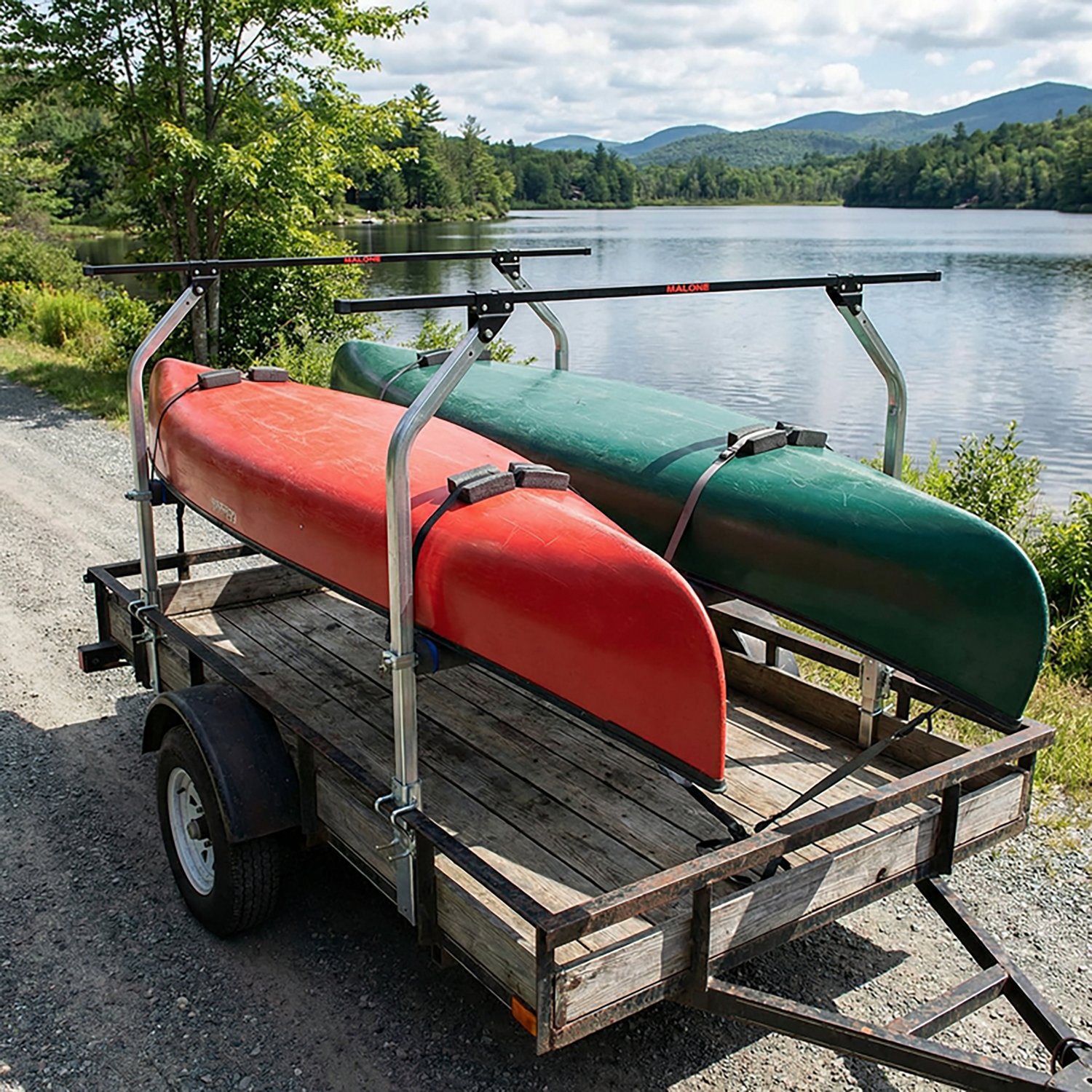 Malone Auto Racks Top Tier Utility Trailer Cross Bar System - view number 4