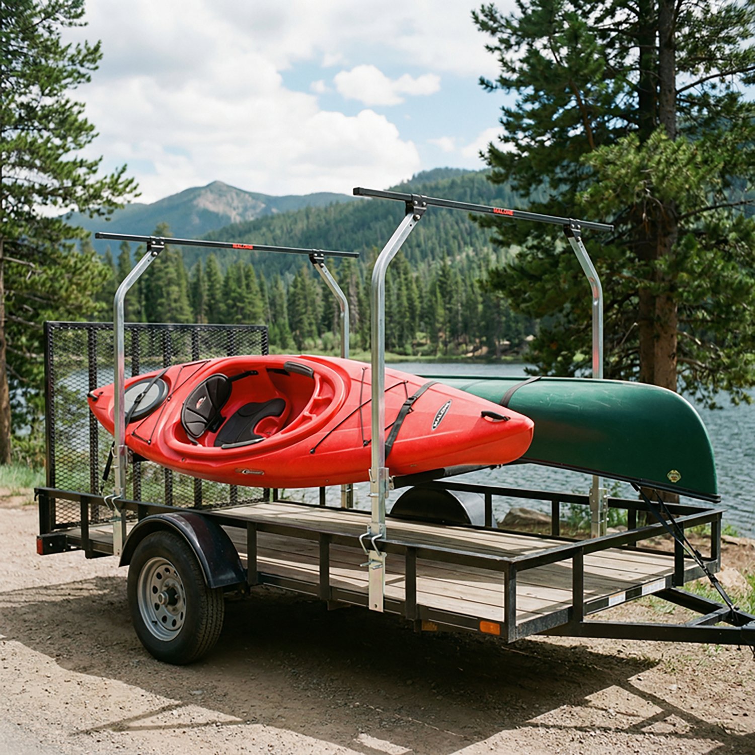 Malone Auto Racks Top Tier Utility Trailer Cross Bar System - view number 5
