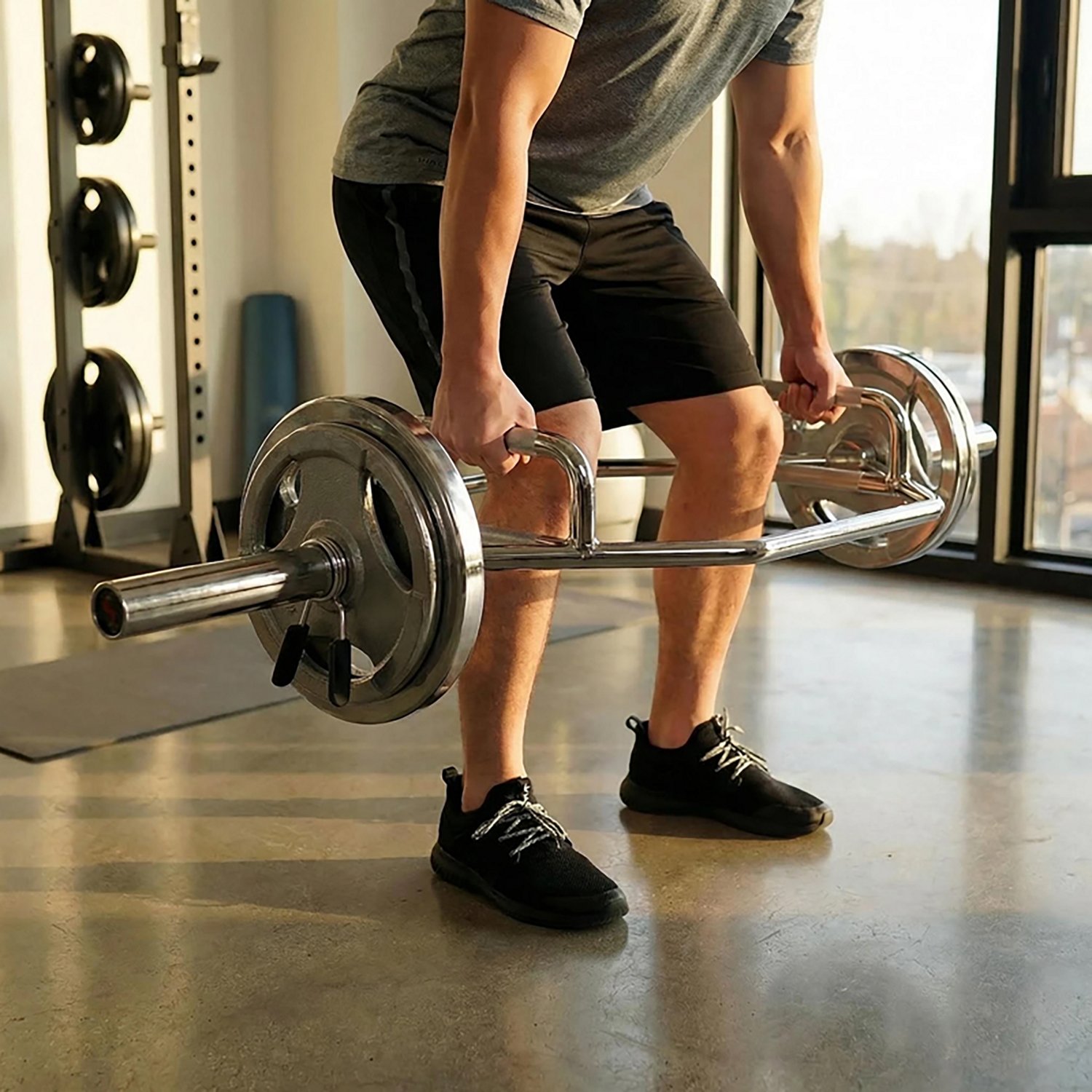 Sunny Health & Fitness Olympic Hex Bar - view number 3