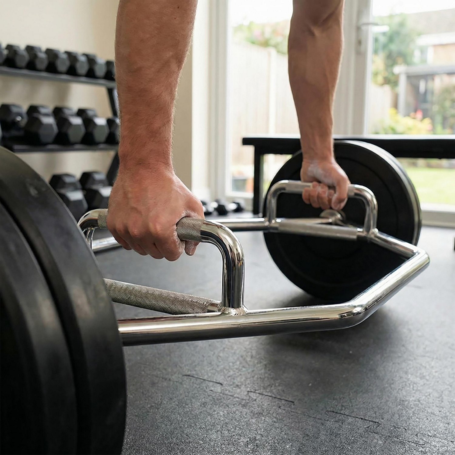 Sunny Health & Fitness Olympic Hex Bar - view number 4