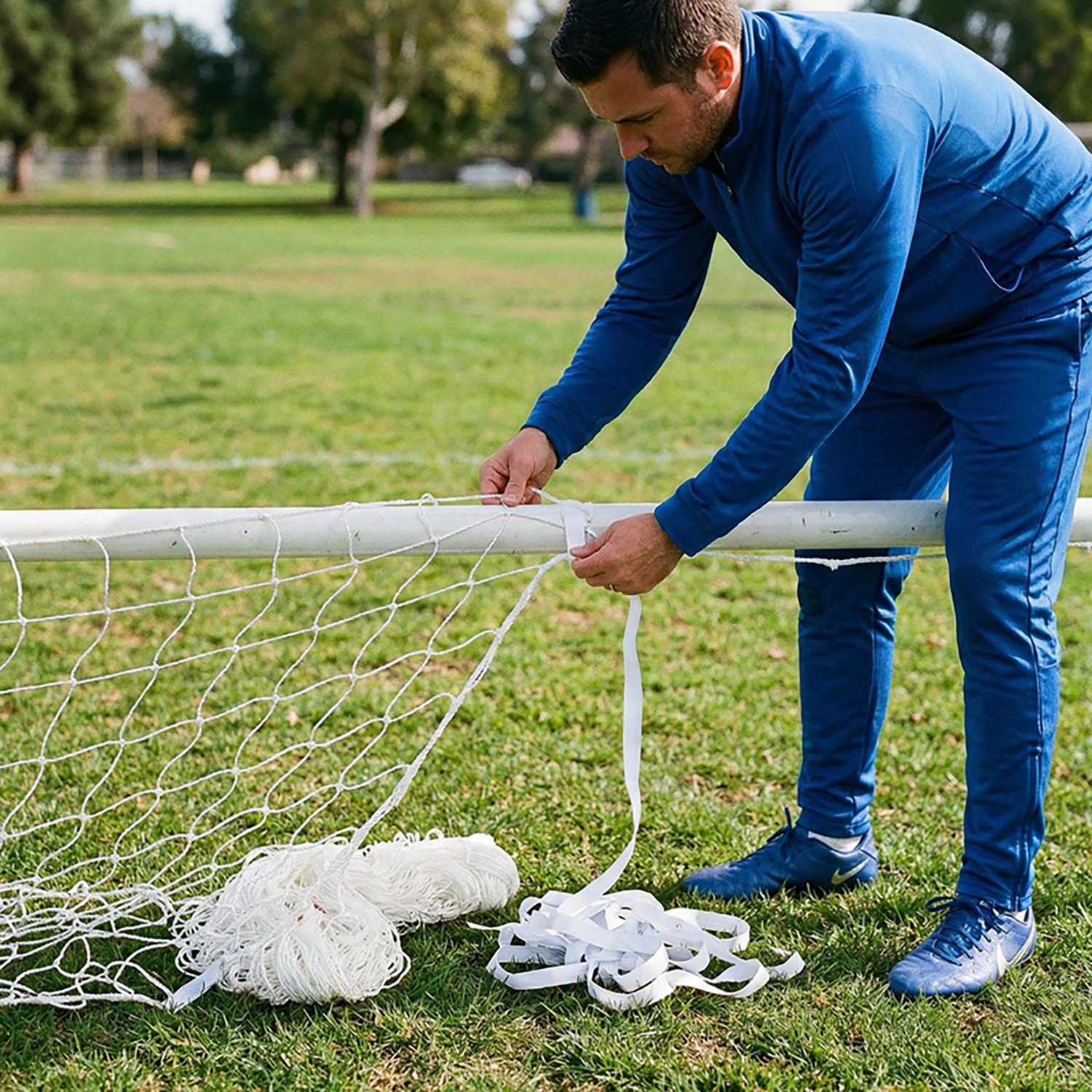 Franklin 5 ft x 10 ft Replacement Soccer Goal Net - view number 8