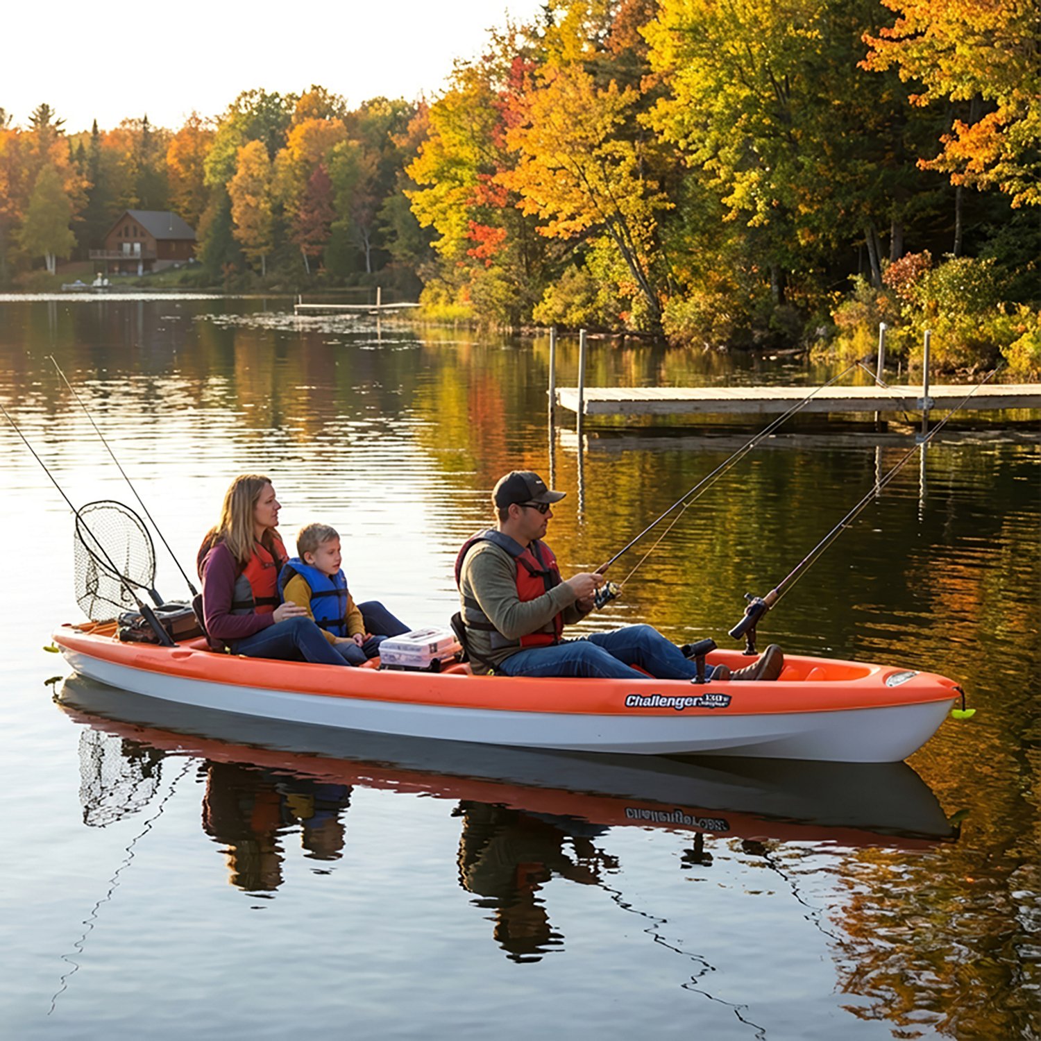 Pelican Challenger 130T 13 ft Angler Sit-On-Top Tandem Fishing Kayak