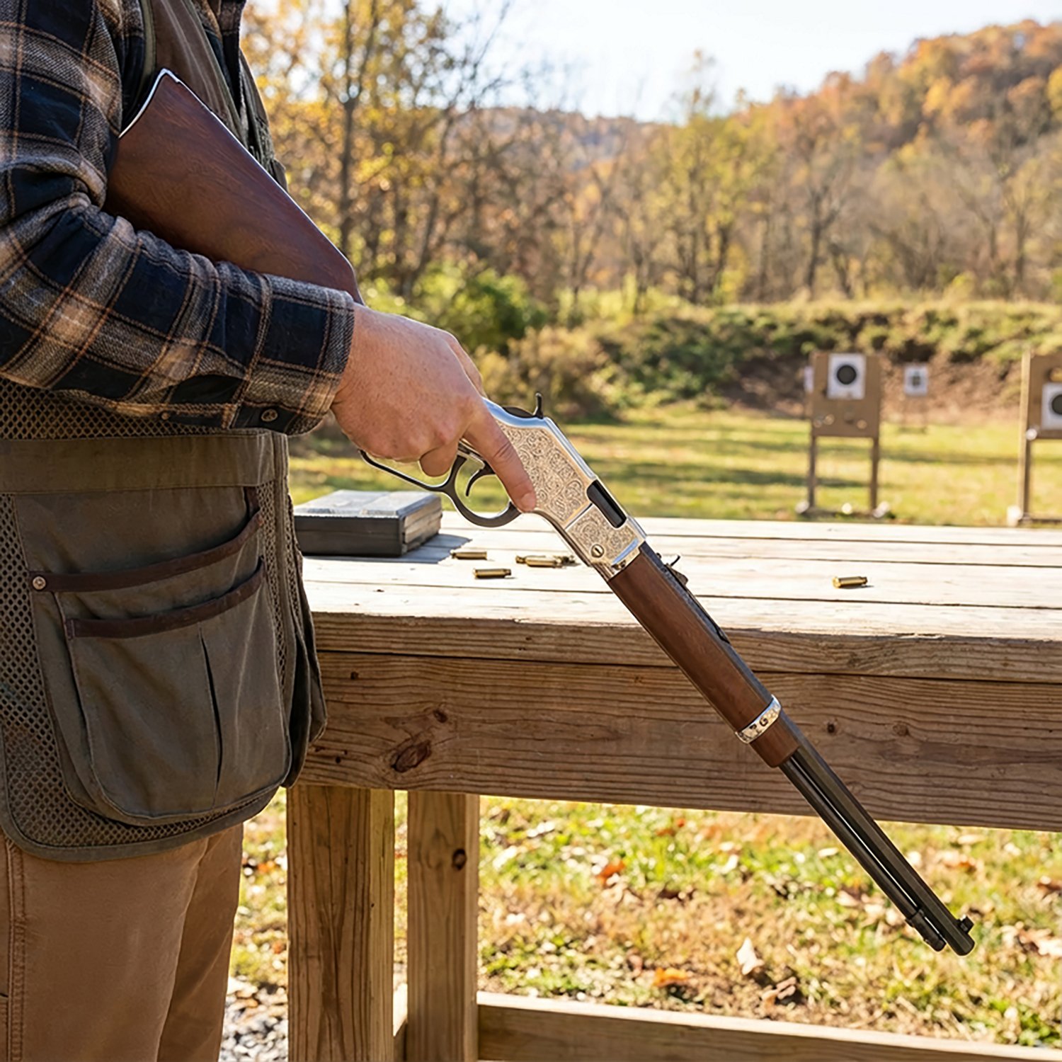 Henry Silver Eagle .22 WMR Lever-Action Rifle - view number 4