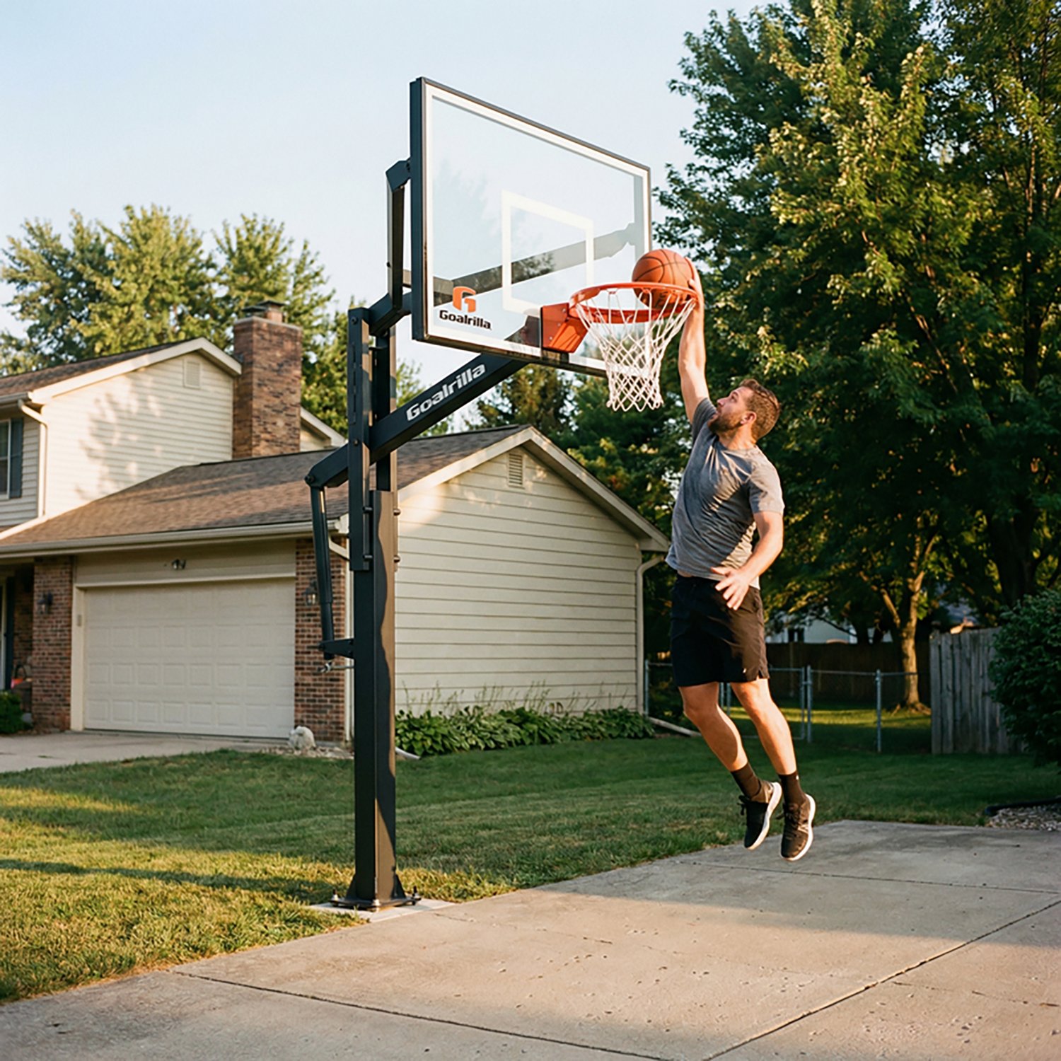 Goalrilla FT Series 54 in Inground Tempered Glass Basketball Hoop - view number 8
