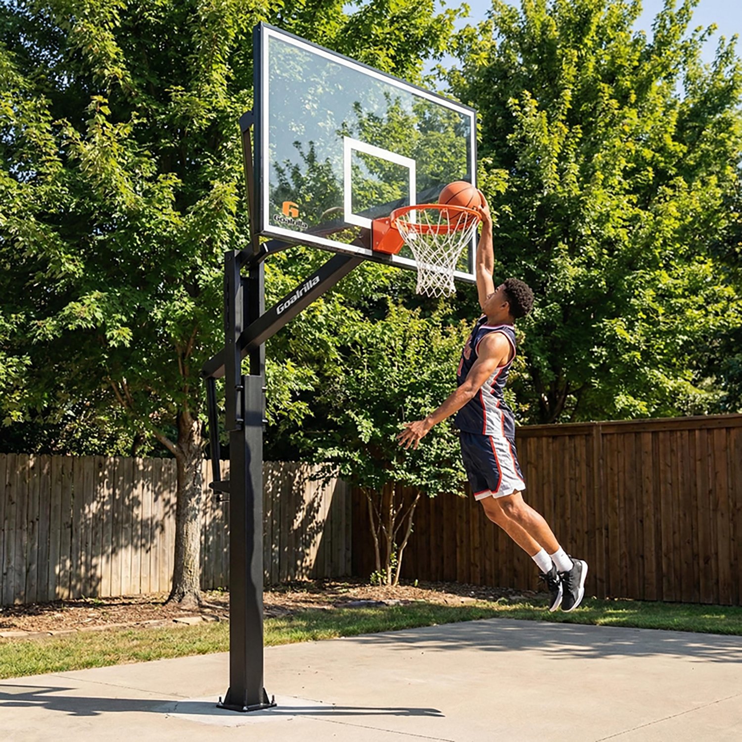 Goalrilla FT Series 72 in Inground Tempered Glass Basketball Hoop