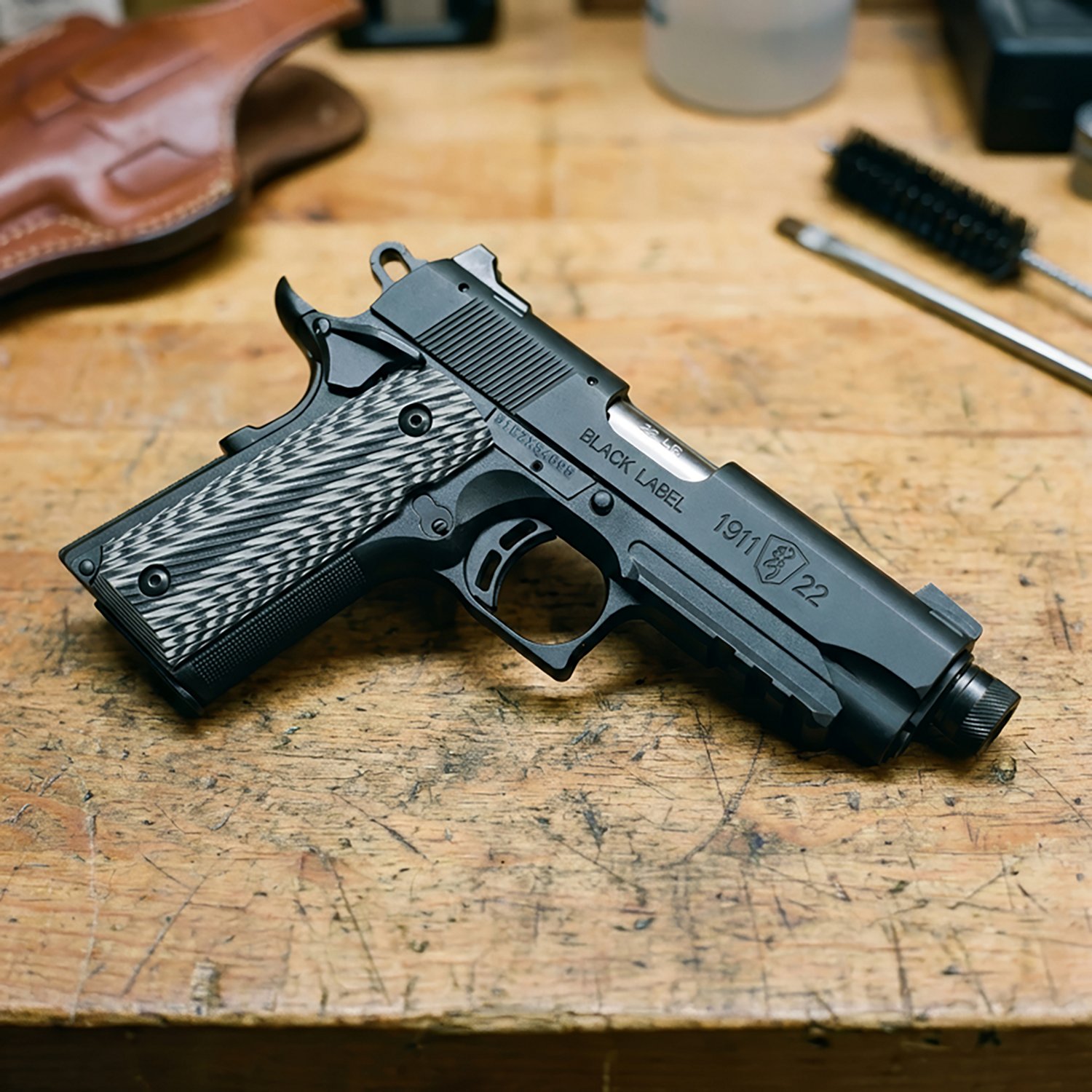 Browning 1911-22 Compact Black Label Suppressor Ready .22 LR Pistol - view number 4