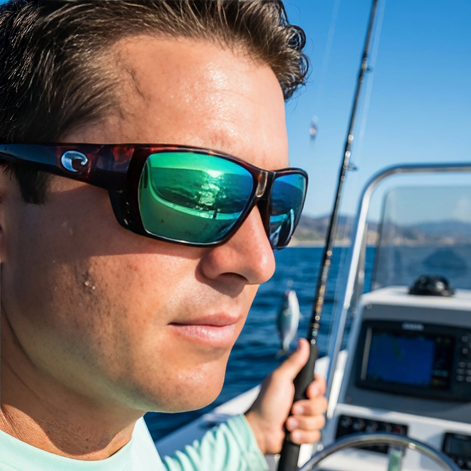 Costa Del Mar Tuna Alley Mirrored Sunglasses                                                                                     - view number 7