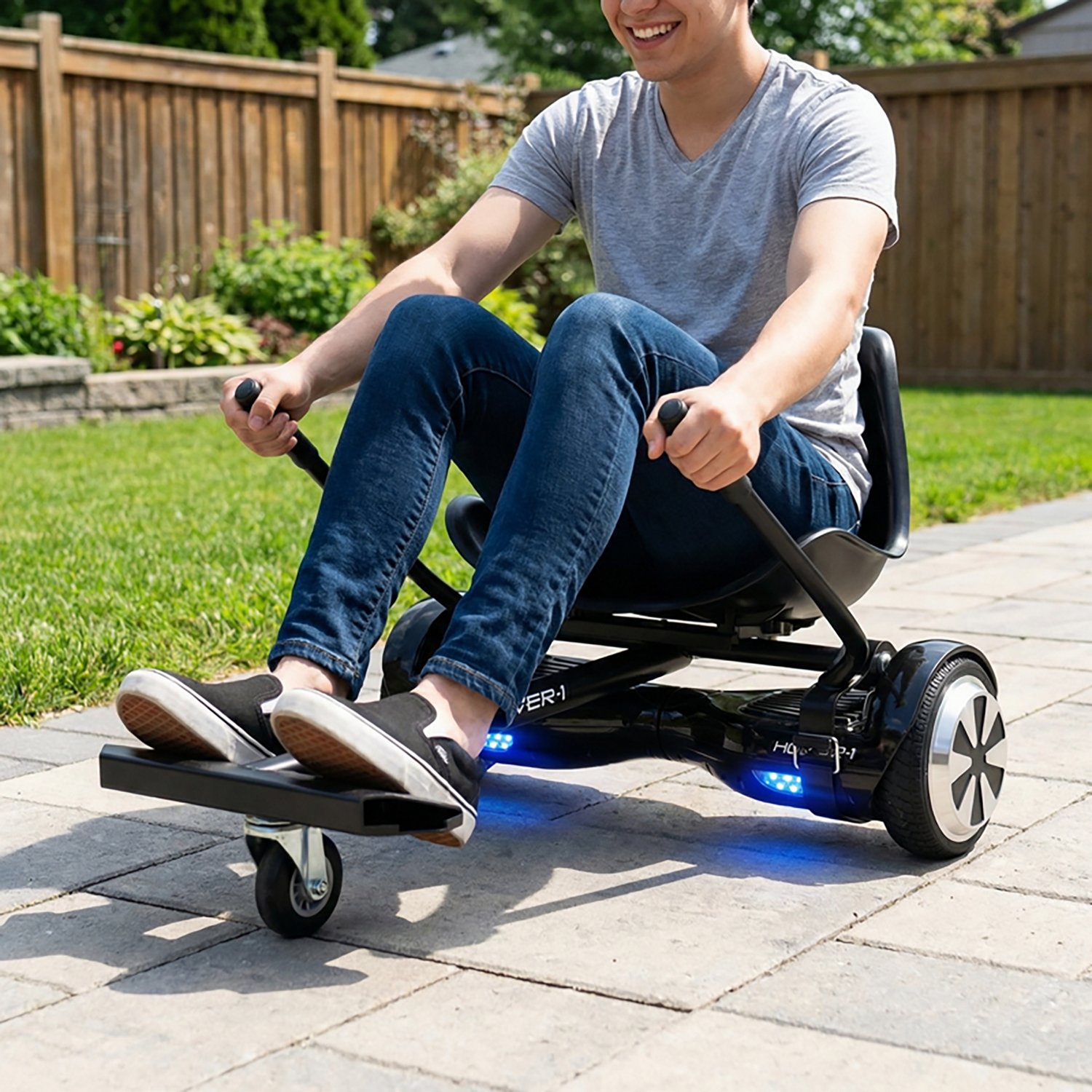 Hover-1 Adults' Ultra Electric Scooter and Buggy Cart Combo - view number 8