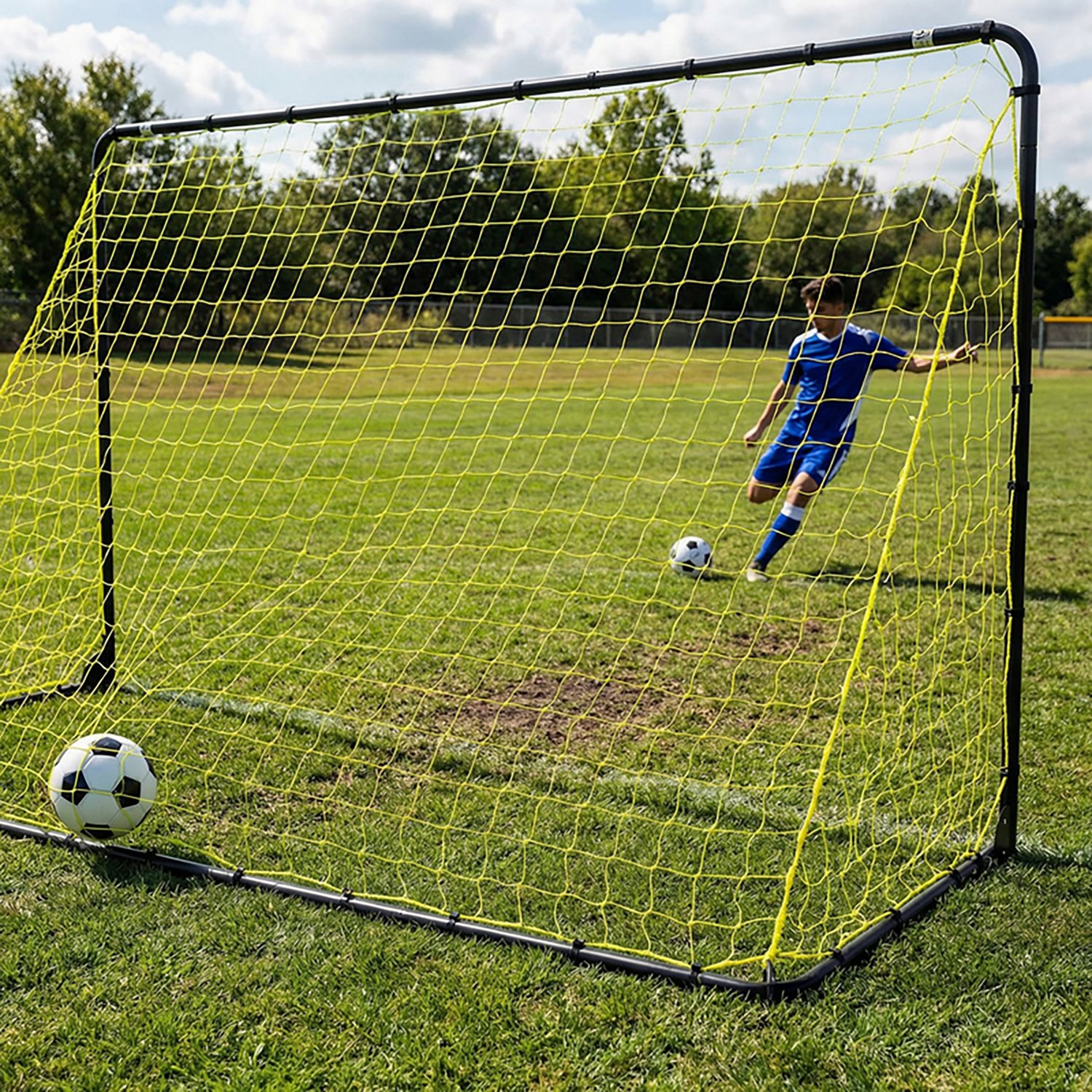 Franklin Heavy-Duty 6 ft x 12 ft Steel Folding Soccer Goal - view number 6