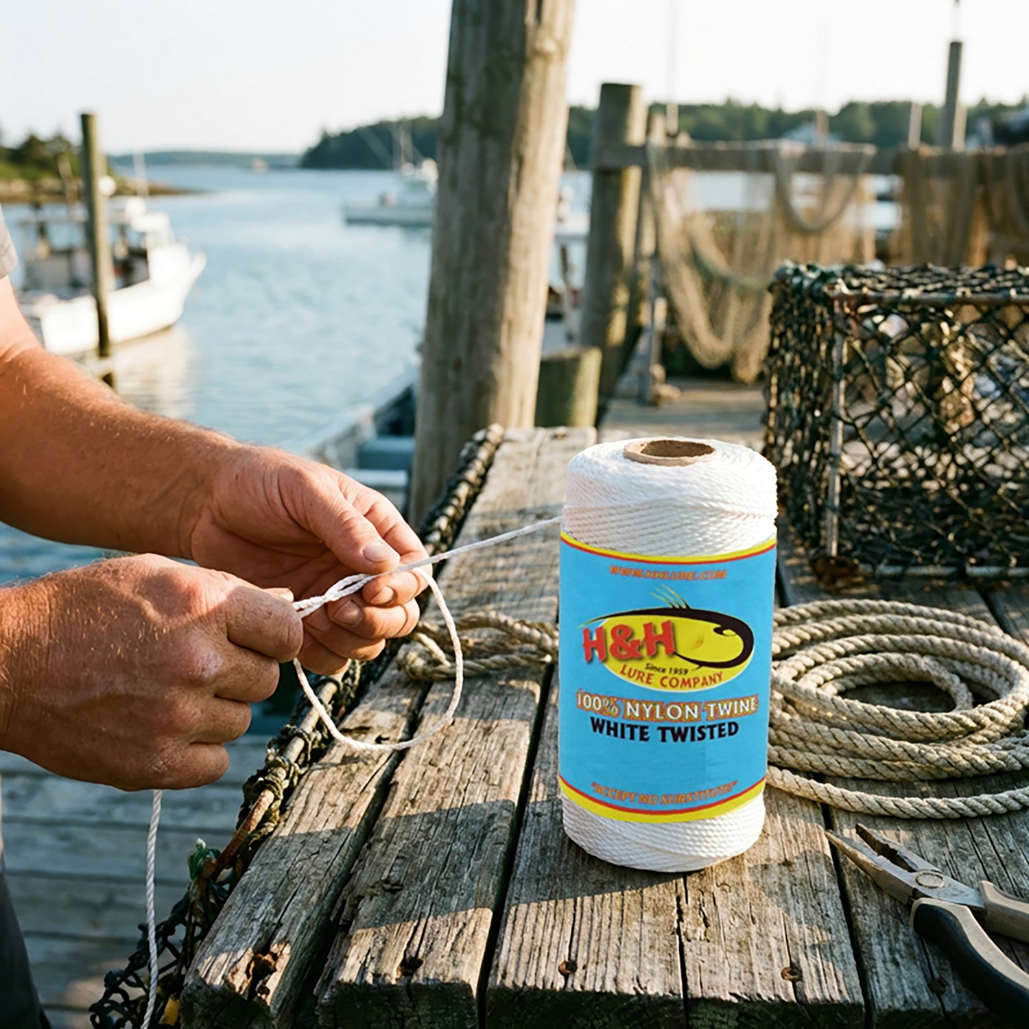 H&H Lure Size 36 1 lb Twisted Nylon Twine - view number 2