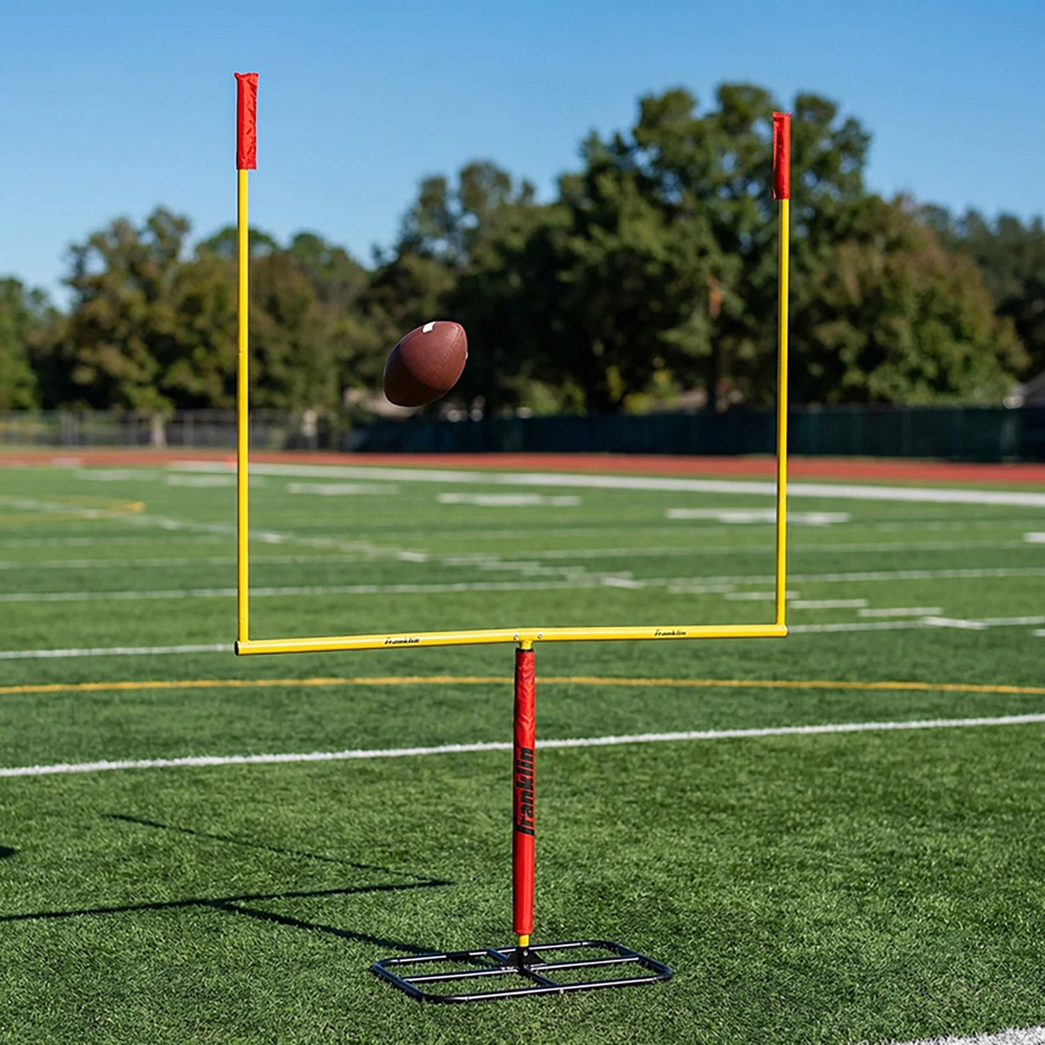 Franklin 8 ft 6 in x 5 ft 6 in Authentic Steel Football Goal Post - view number 7