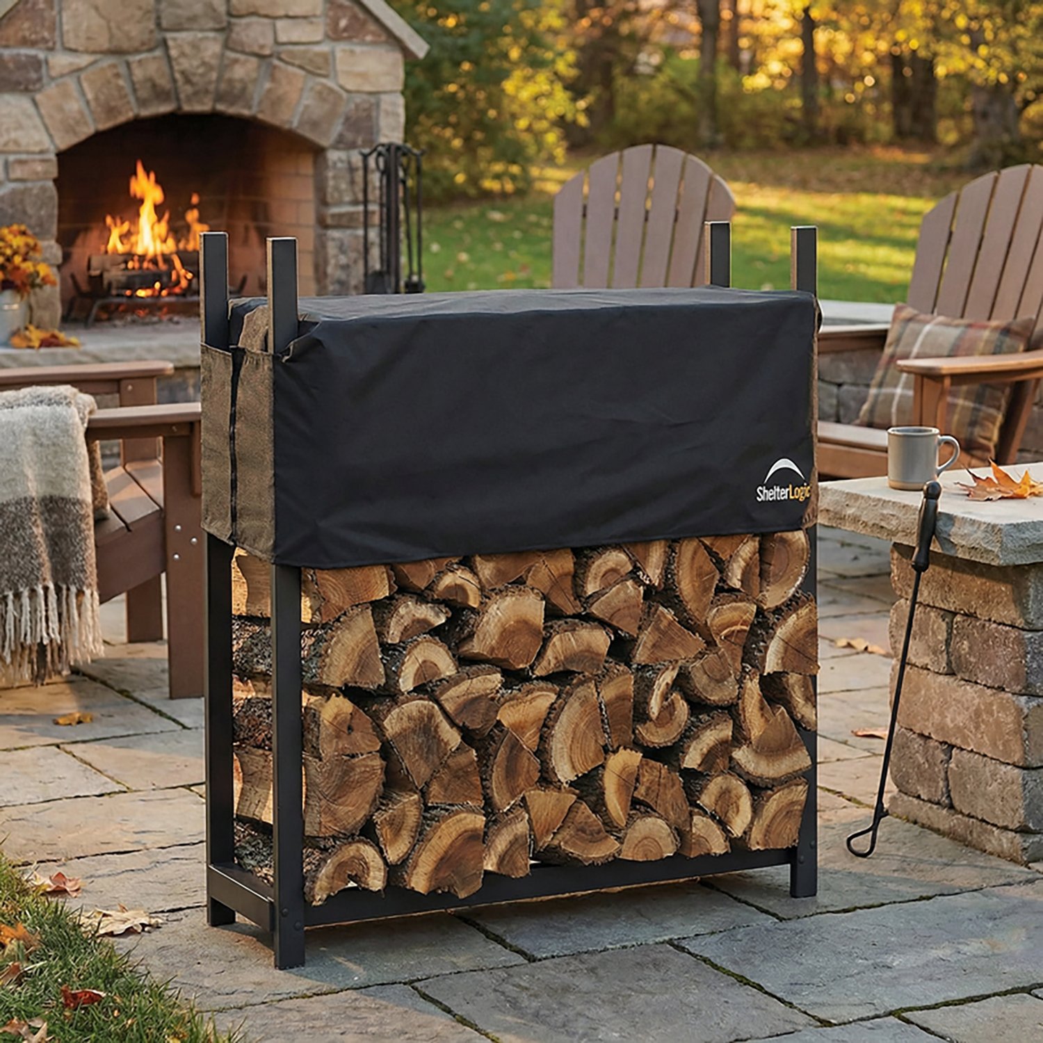 ShelterLogic 4 ft Ultra Duty Firewood Rack with Cover - view number 4
