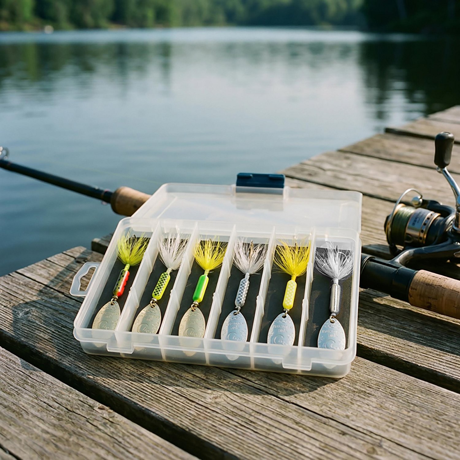 Worden's Rooster Tail 1/4 oz PDQ Baits 6-Pack - view number 2