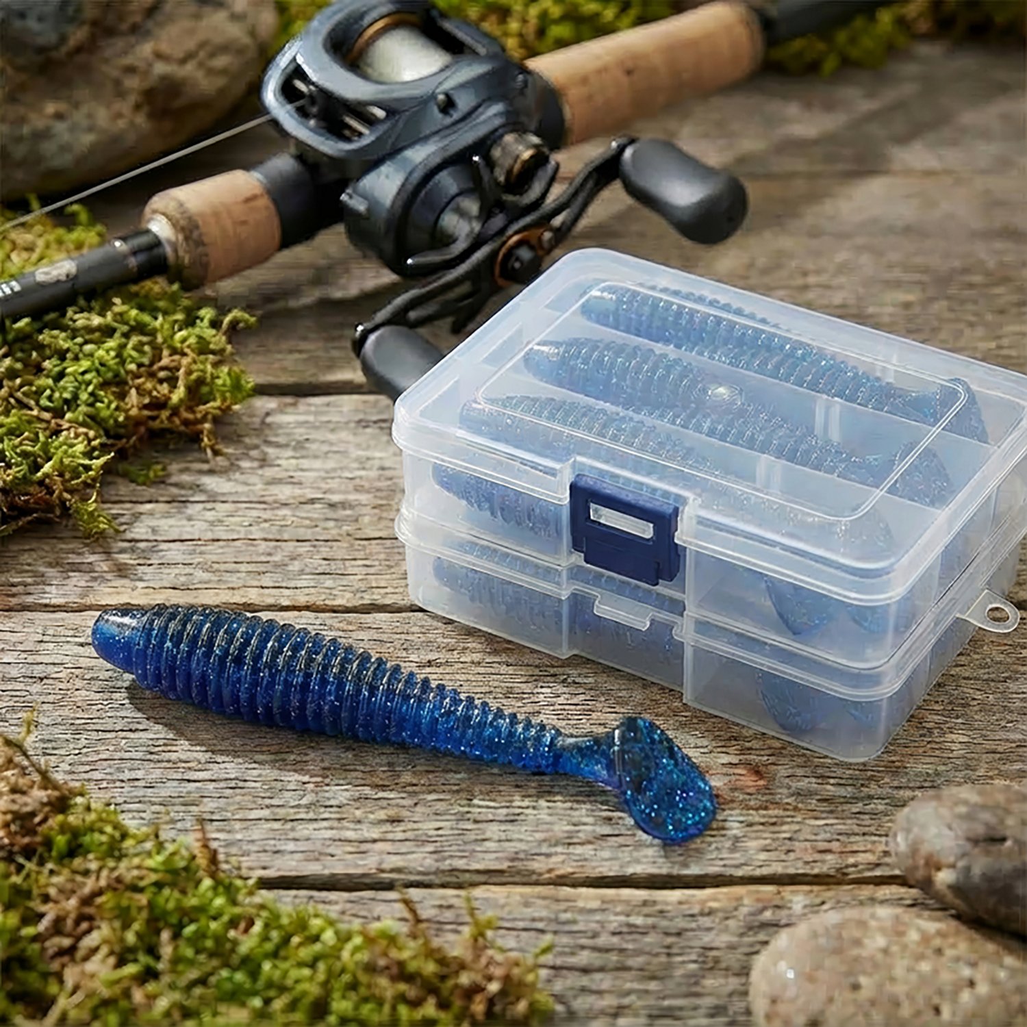 Strike King Rage Swimmer 3-1/4 in Soft Baits 8-Pack - view number 2