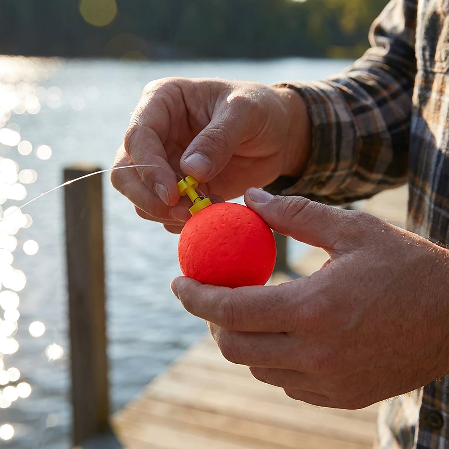 Eagle Claw Unweighted Round Foam Floats 10-Pack                                                                                  - view number 2