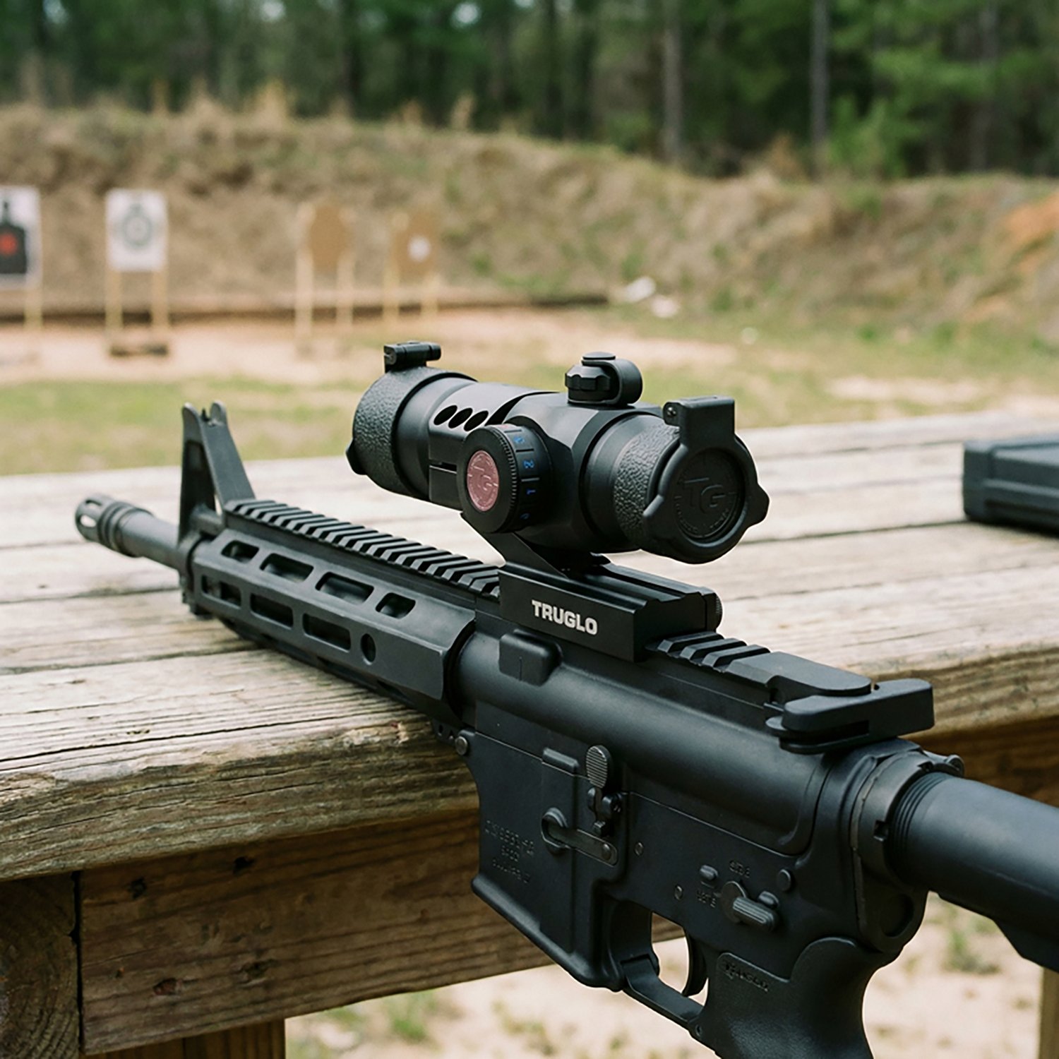 Truglo Triton 1 x 30 Tactical Red Dot Sight with Cantilever Mount - view number 2