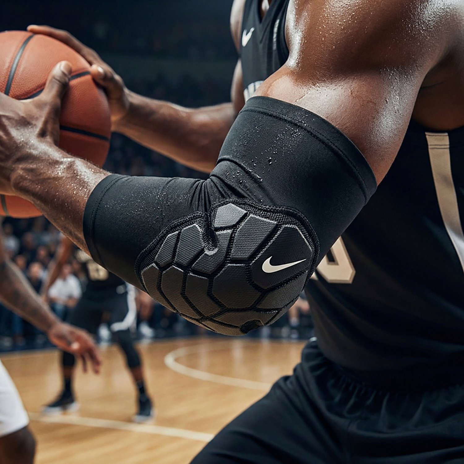 Nike Adults' Pro Hyperstrong 3.0 Padded Elbow Sleeve - view number 3