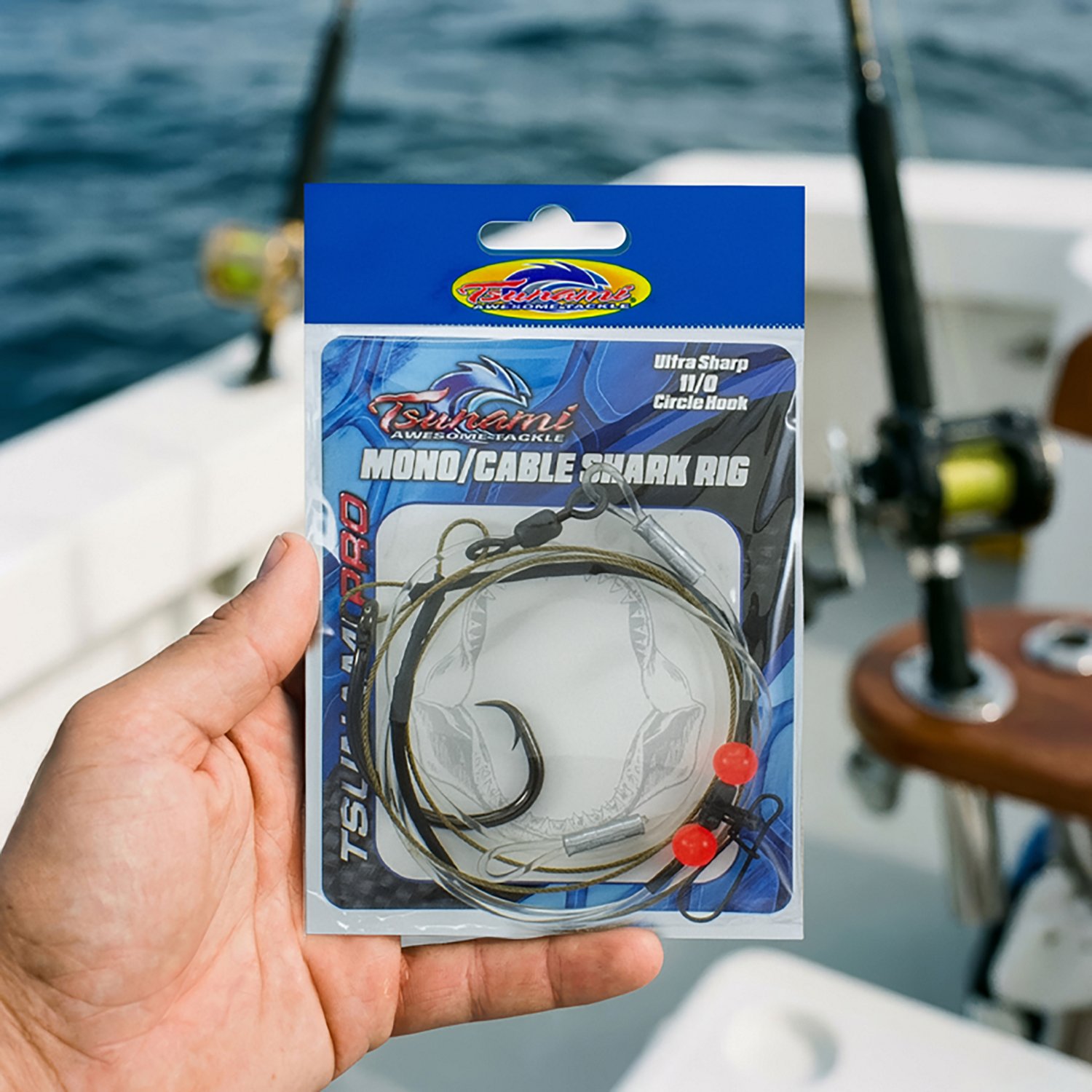 Tsunami Mono Shark Rig 11/0 Circle Hook                                                                                          - view number 2