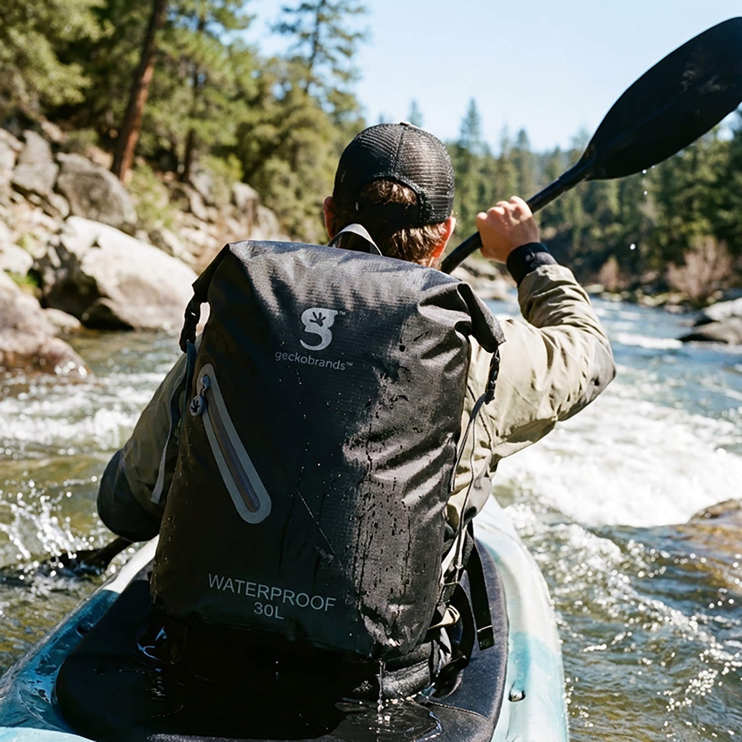geckobrands Waterproof Lightweight Backpack - view number 4