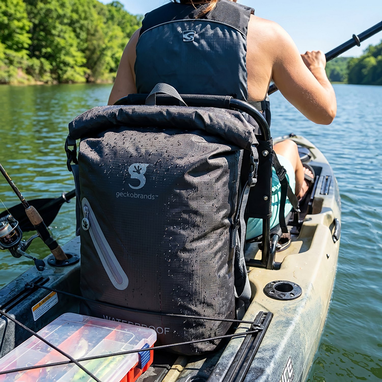 geckobrands Waterproof Lightweight Backpack - view number 5